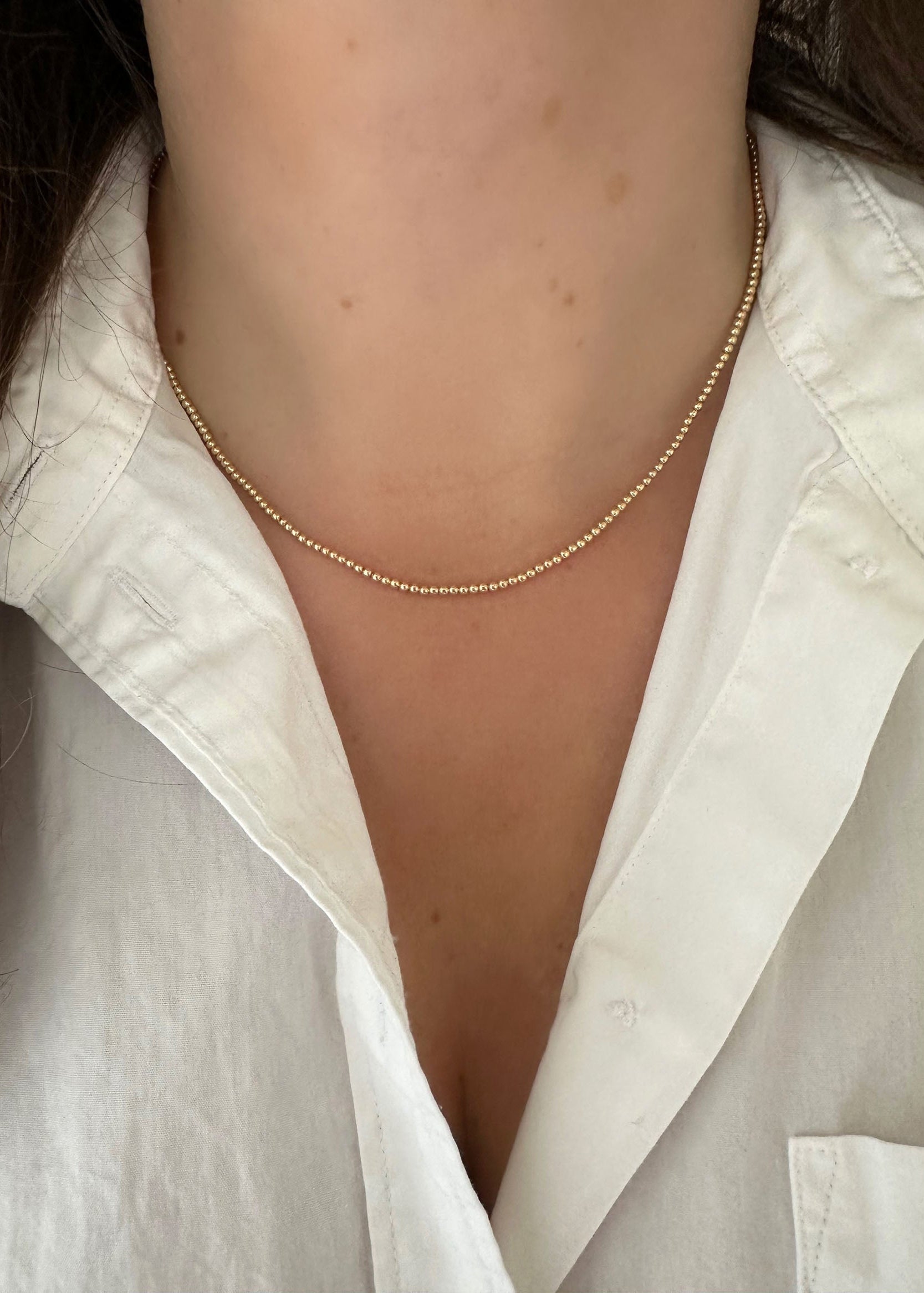 Cove Necklace (2mm) - 14k Gold Filled