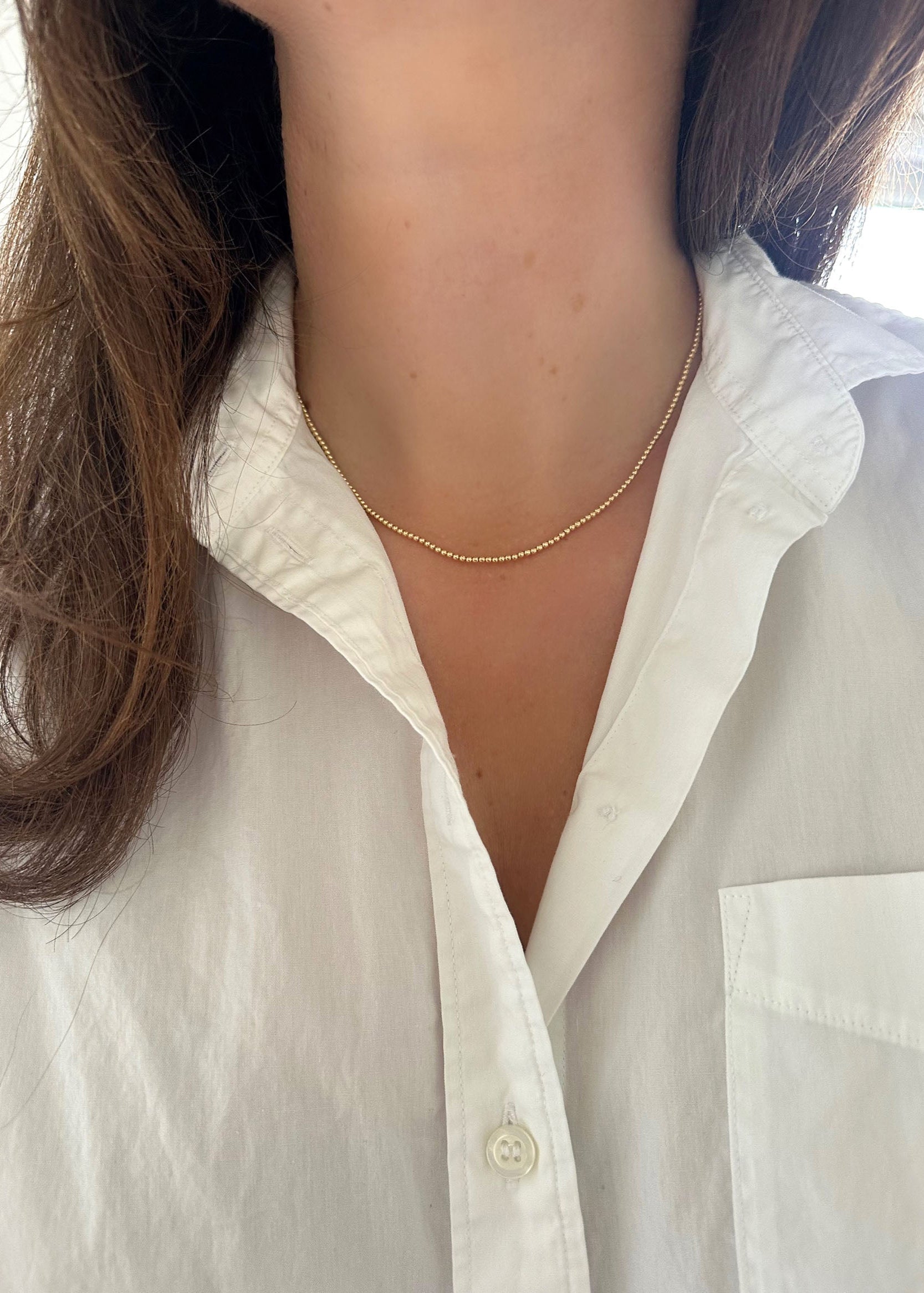 Cove Necklace (2mm) - 14k Gold Filled
