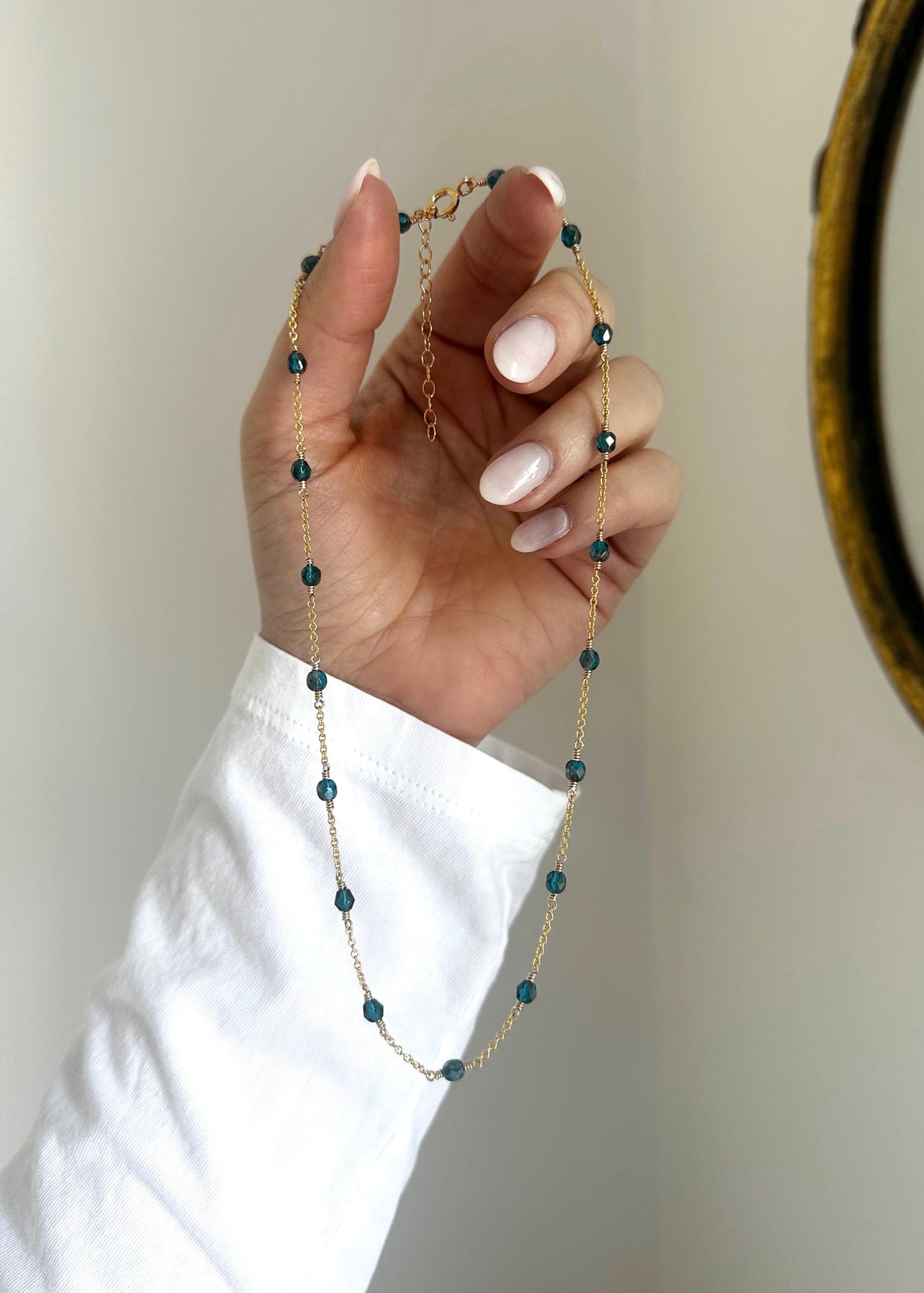 Haven Necklace - Midnight Blue