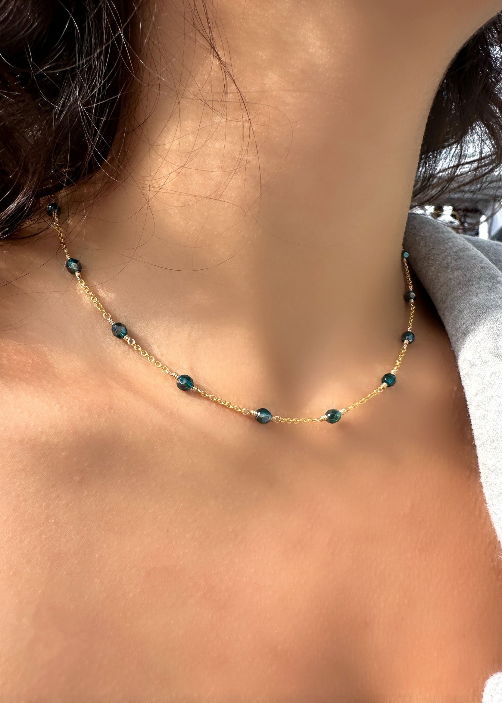 Haven Necklace - Midnight Blue