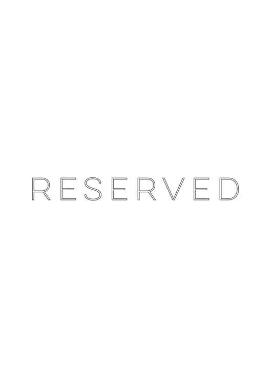 Reserved for Isabelle