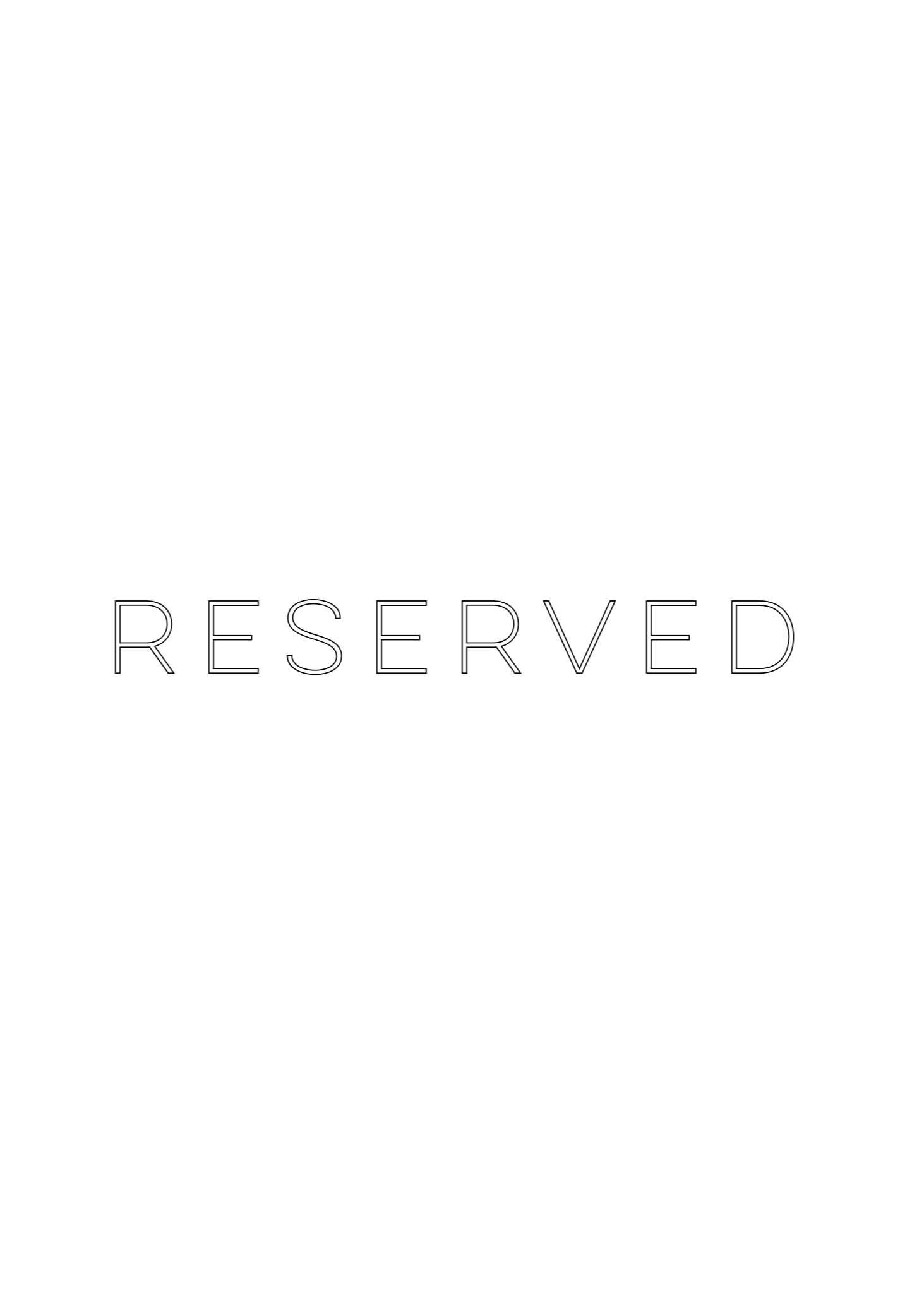 Reserved for Angela