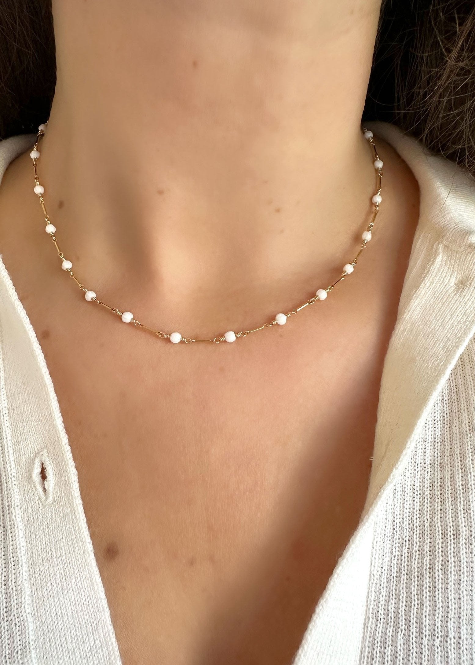 Hampton Necklace - White