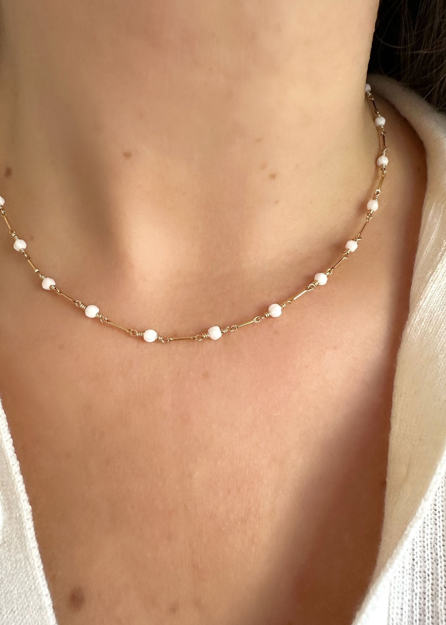 Hampton Necklace - White