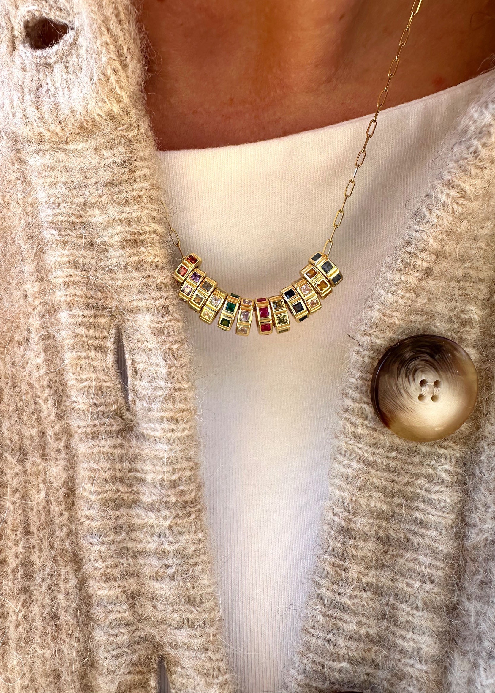 Birthstone Spacer Charms