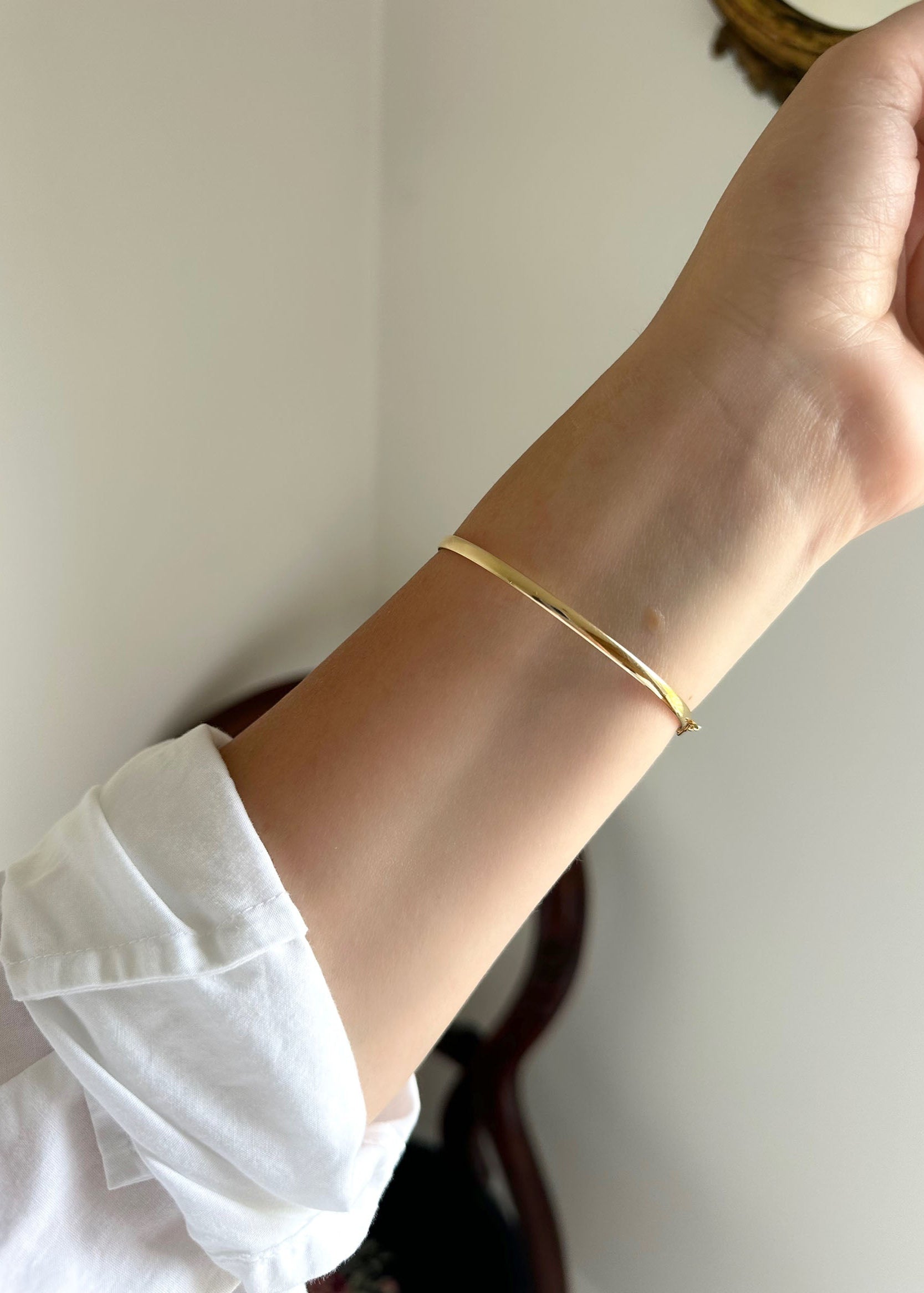 Gold Bangle - 14k Yellow Gold