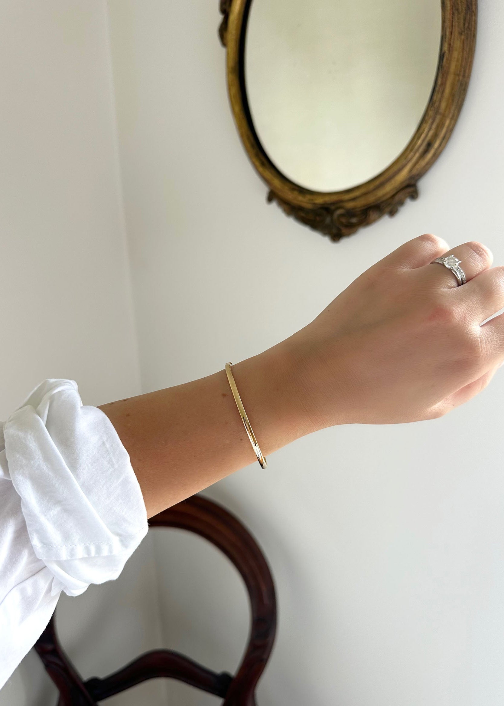 Gold Bangle - 14k Yellow Gold