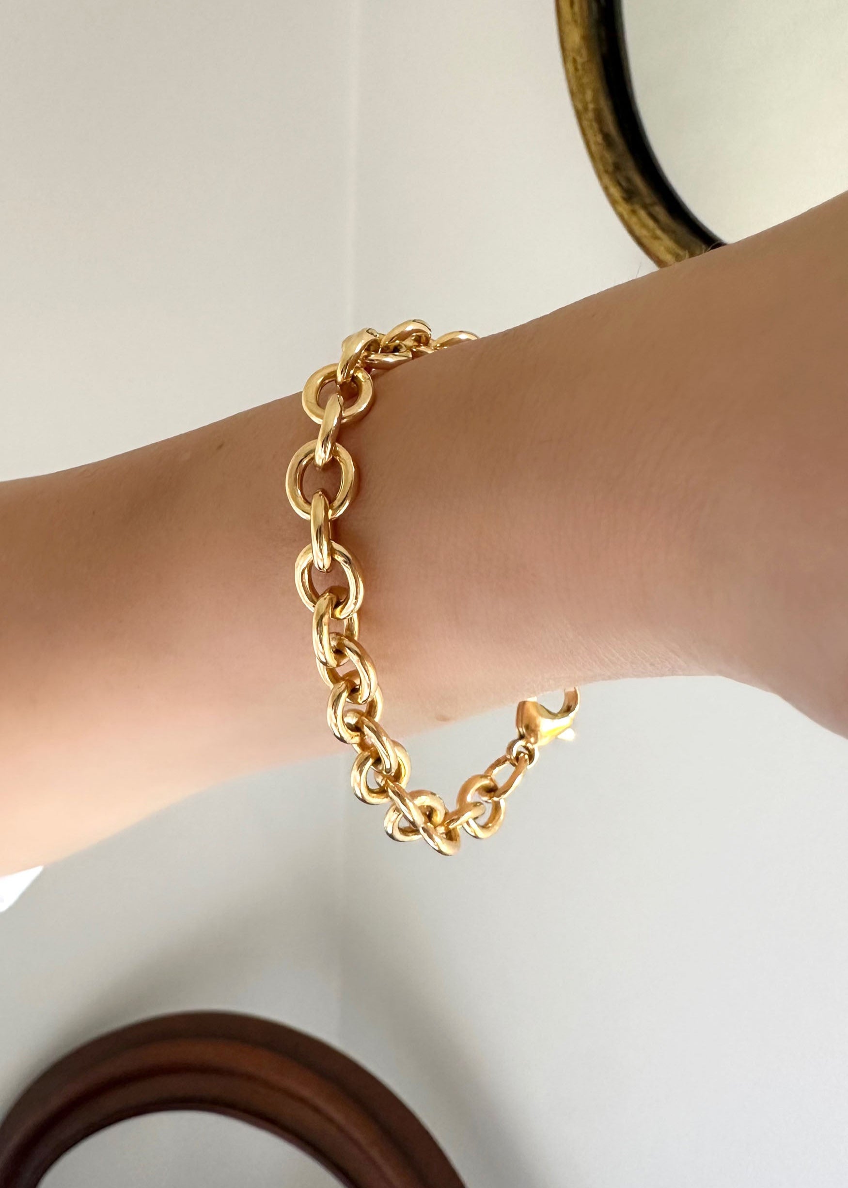 XL Cable Chain Bracelet - 14k Gold Filled
