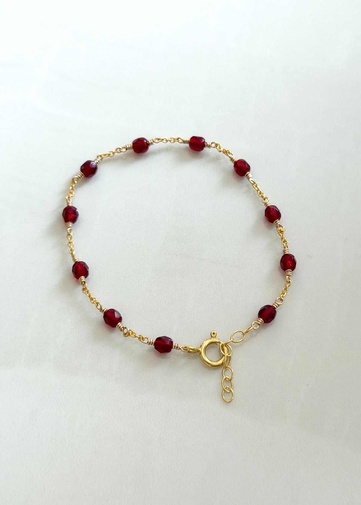 Haven Bracelet - Garnet