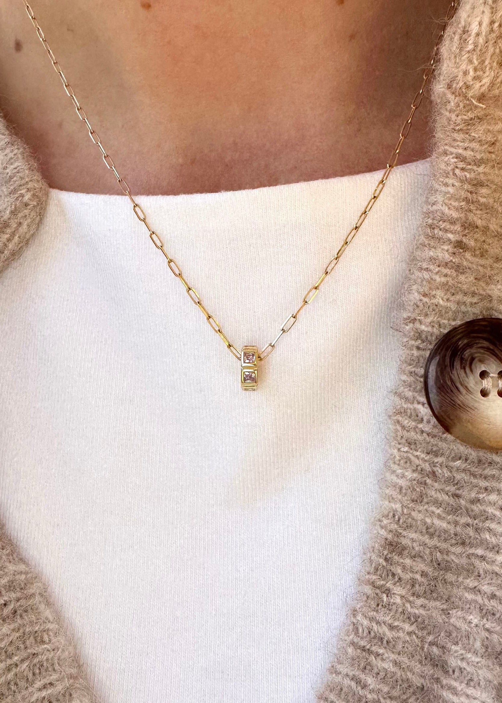 Birthstone Spacer Charms