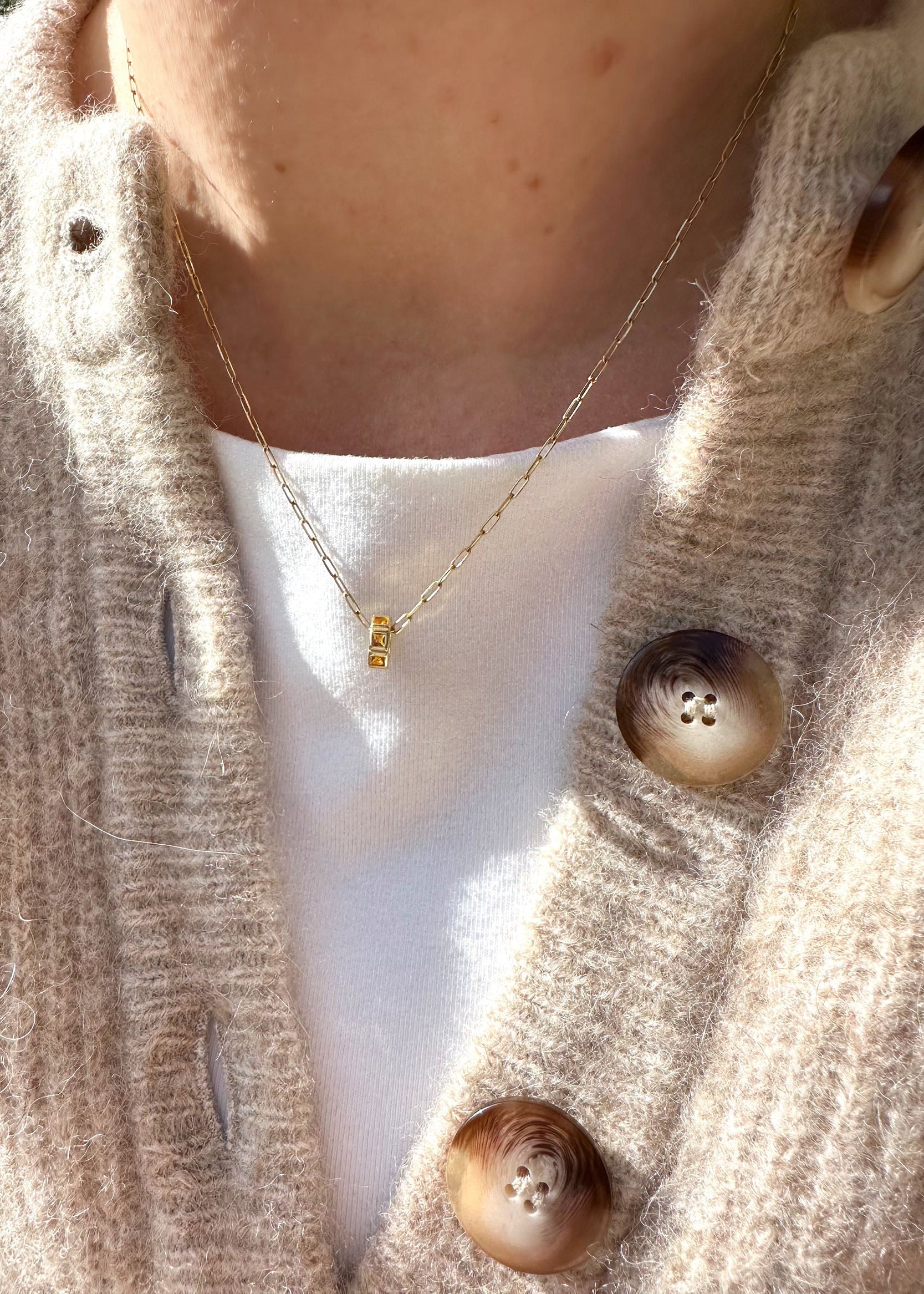 Birthstone Spacer Charms