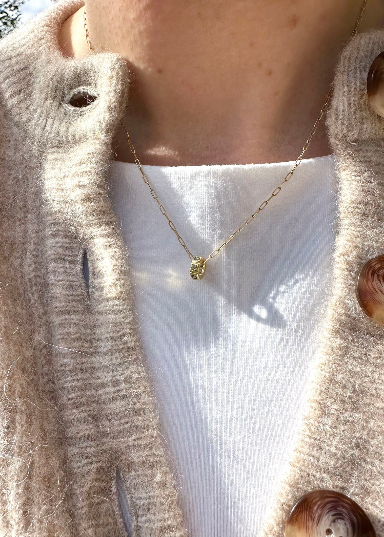 Birthstone Spacer Charms