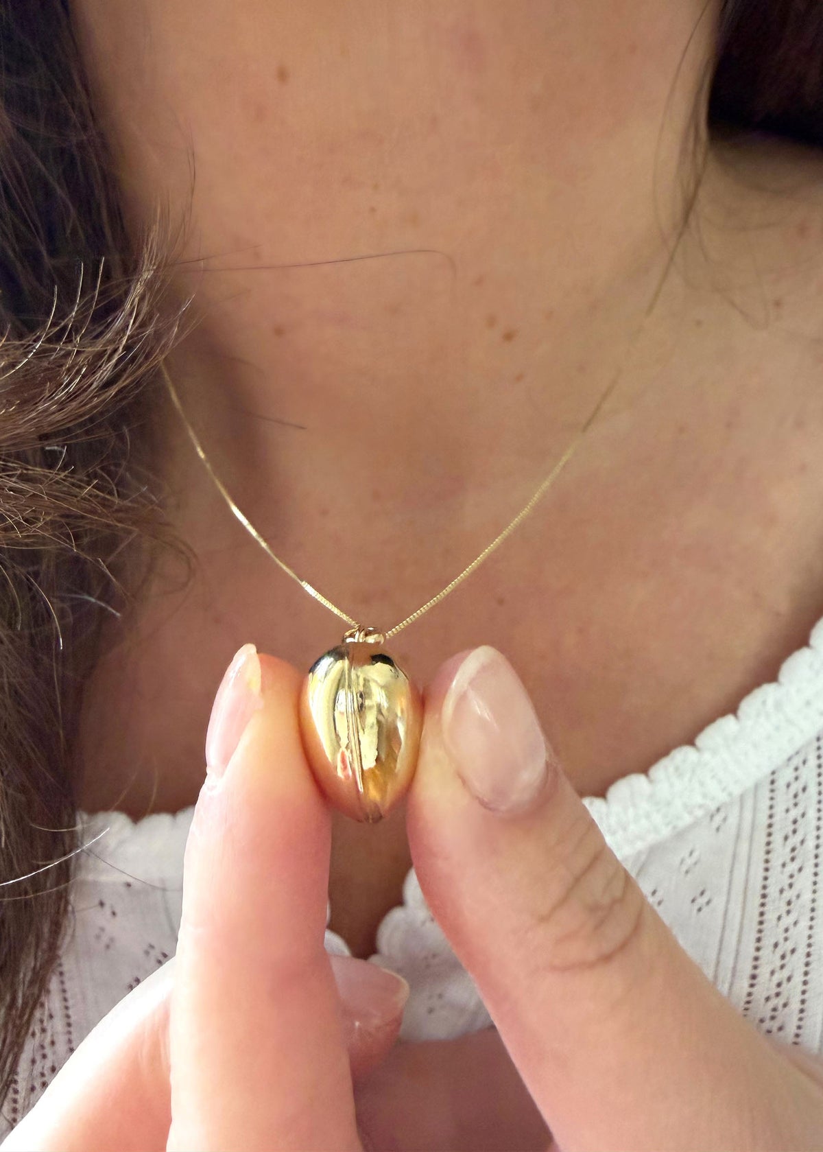 Puffy Heart Charm (XL) - 14k Gold Filled