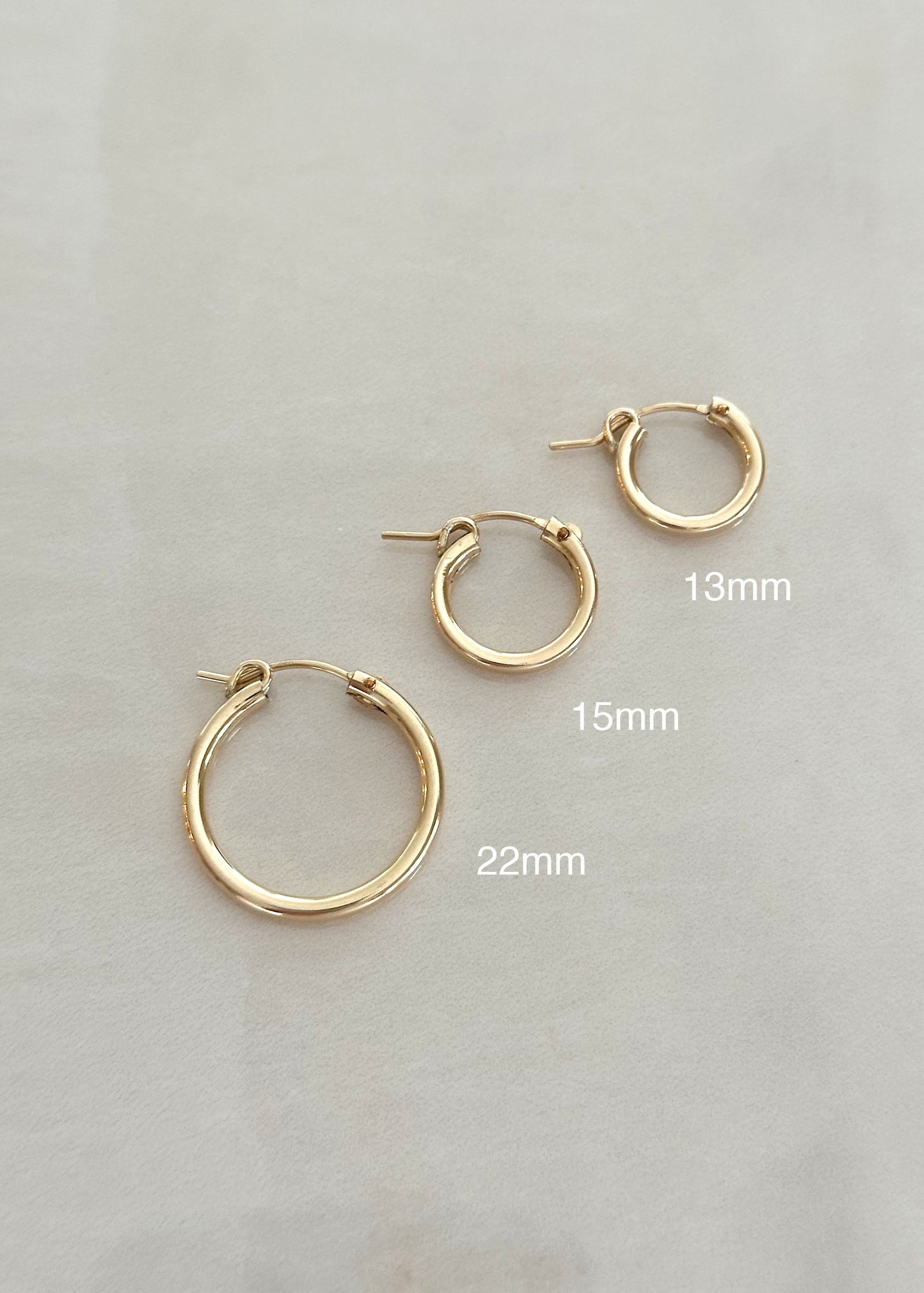 Simple Hoops - 14k Gold Filled