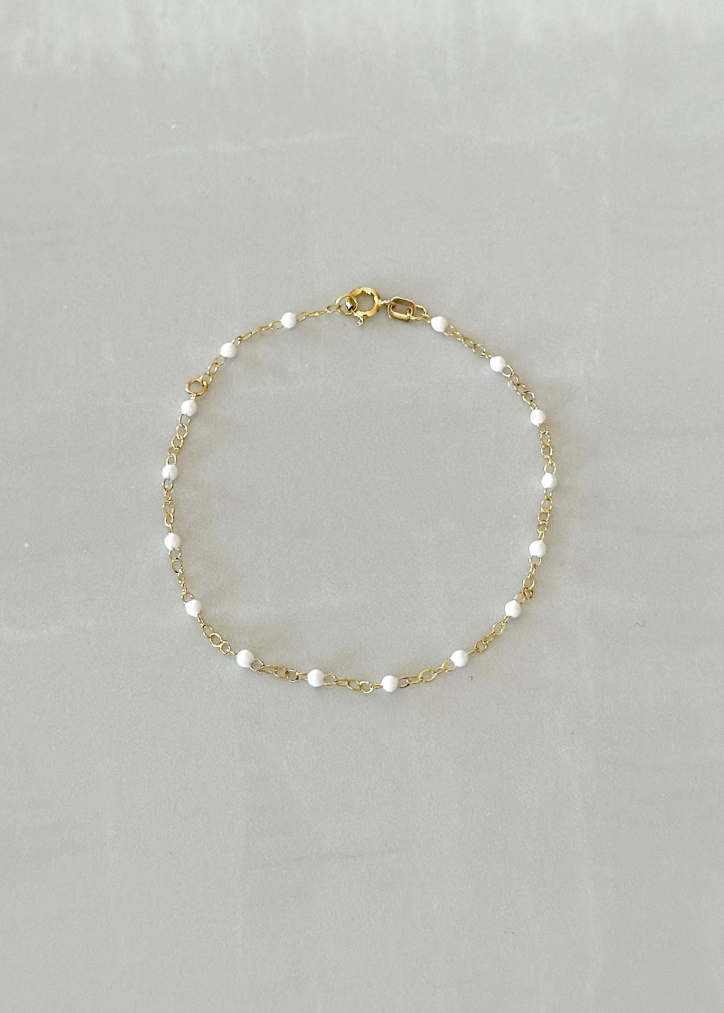 Enamel Bracelet - 14k Gold