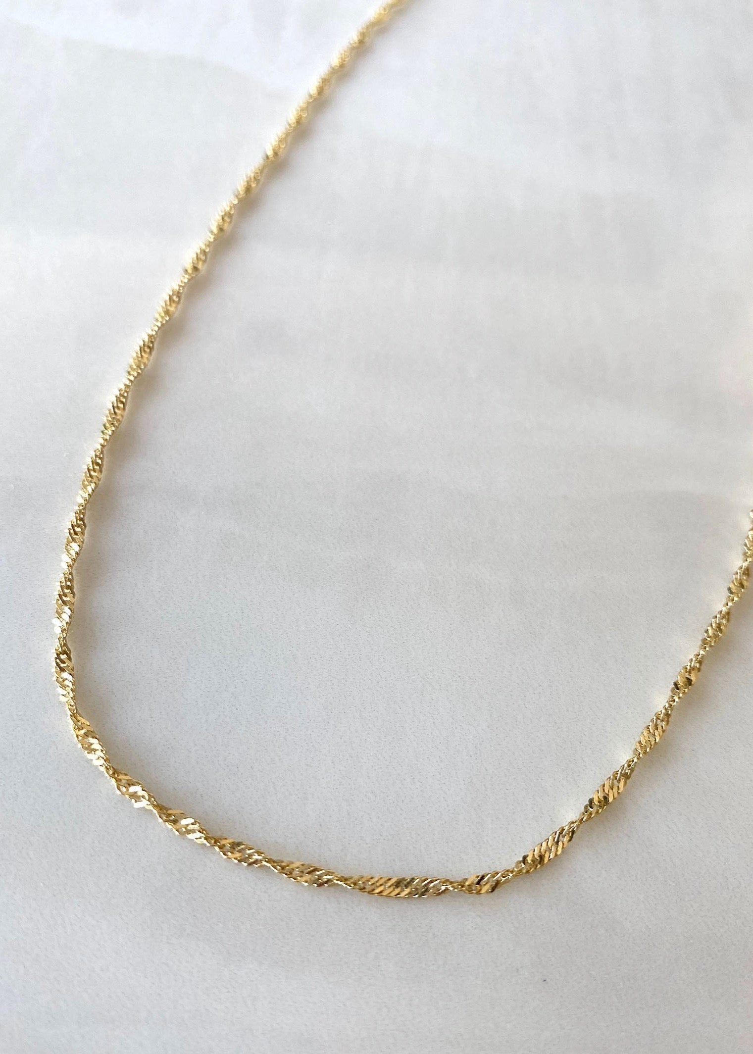 Collier en or de Singapour