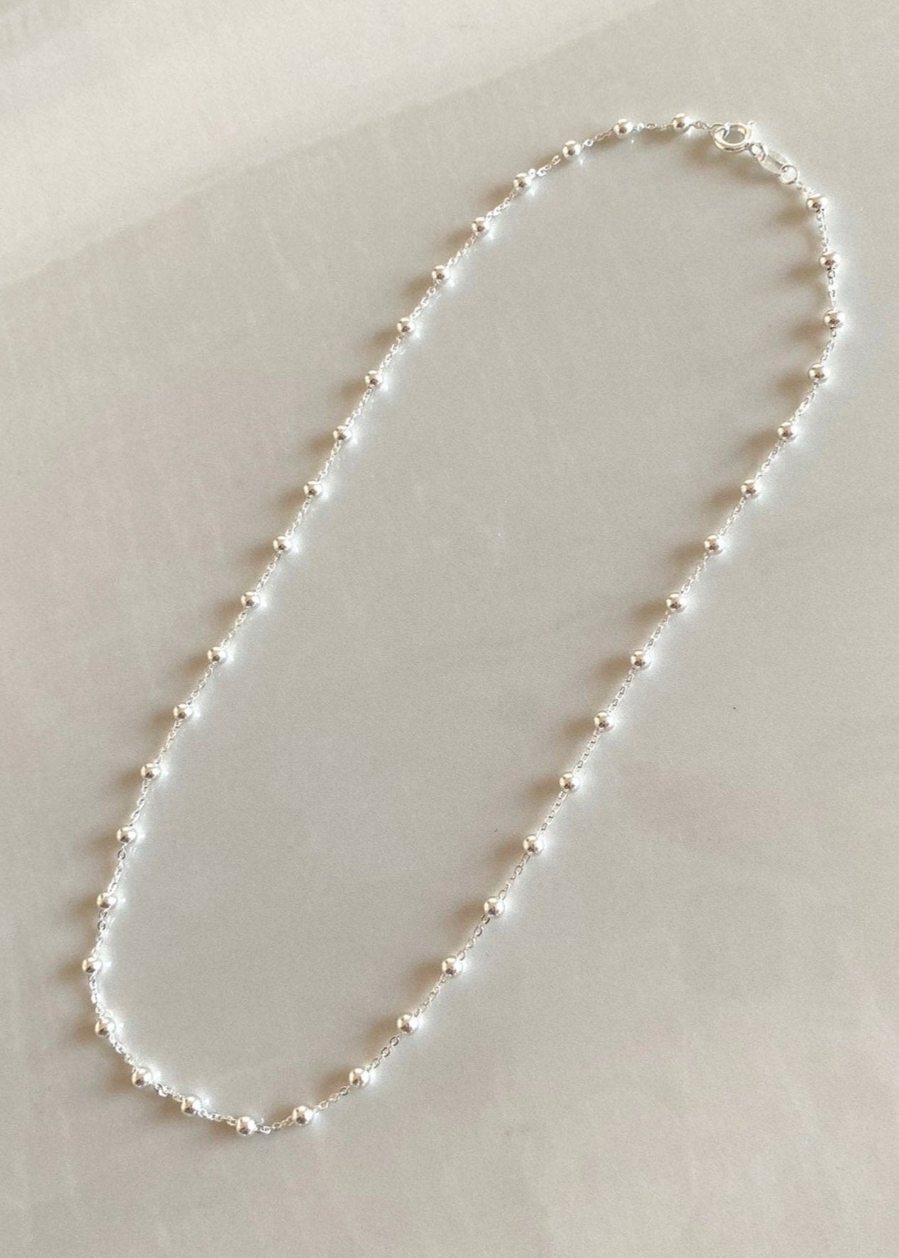 Silver Satellite Necklace