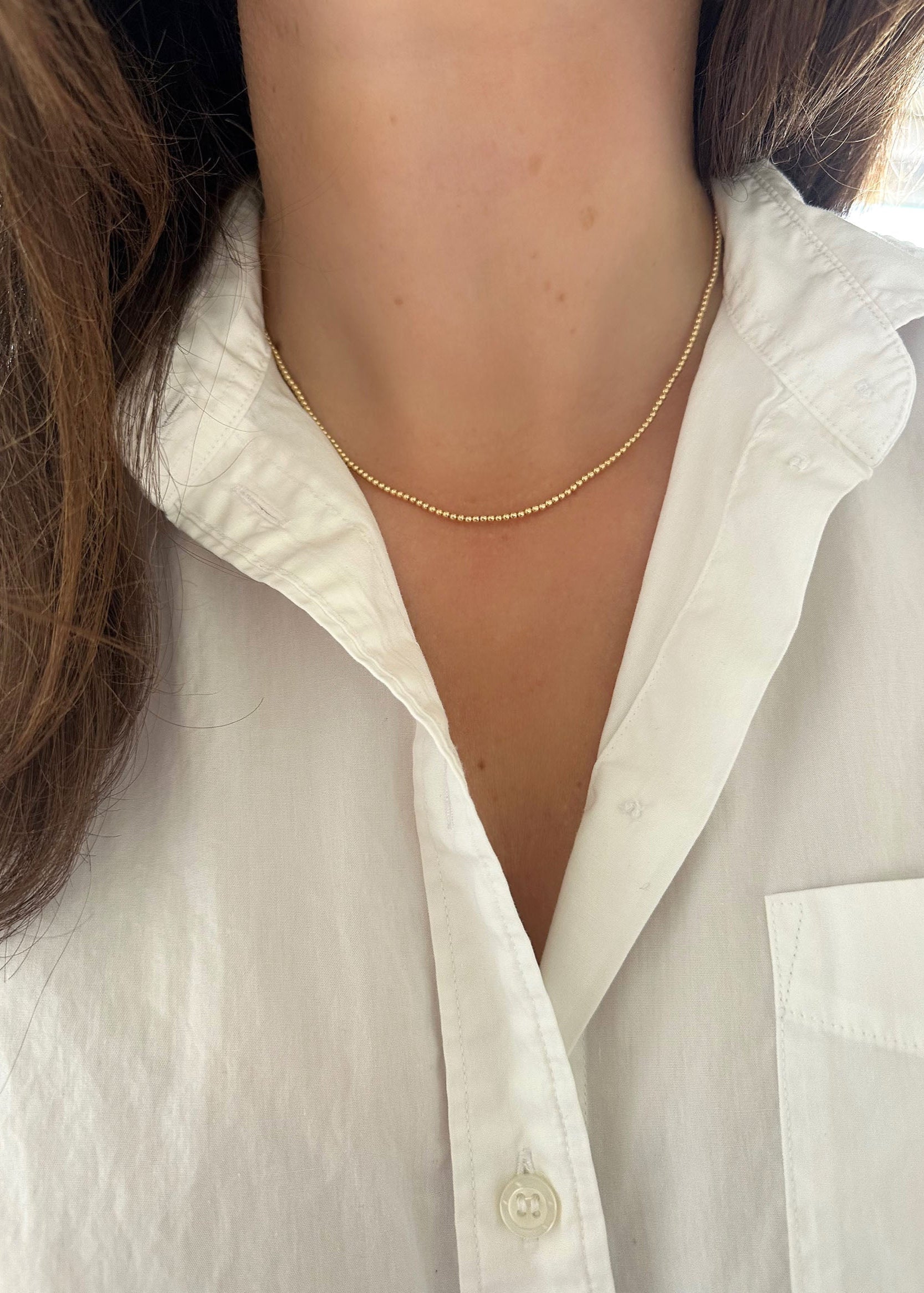 Cove Necklace (2mm) - 14k Gold Filled