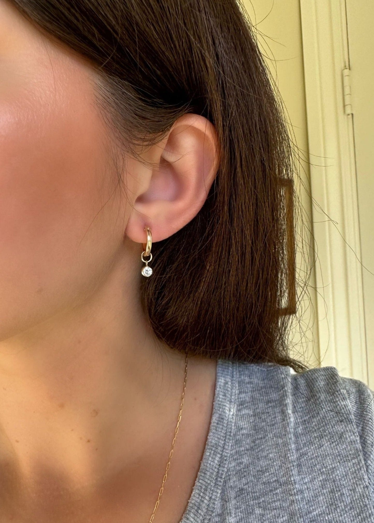 Crystal Hoop Charms