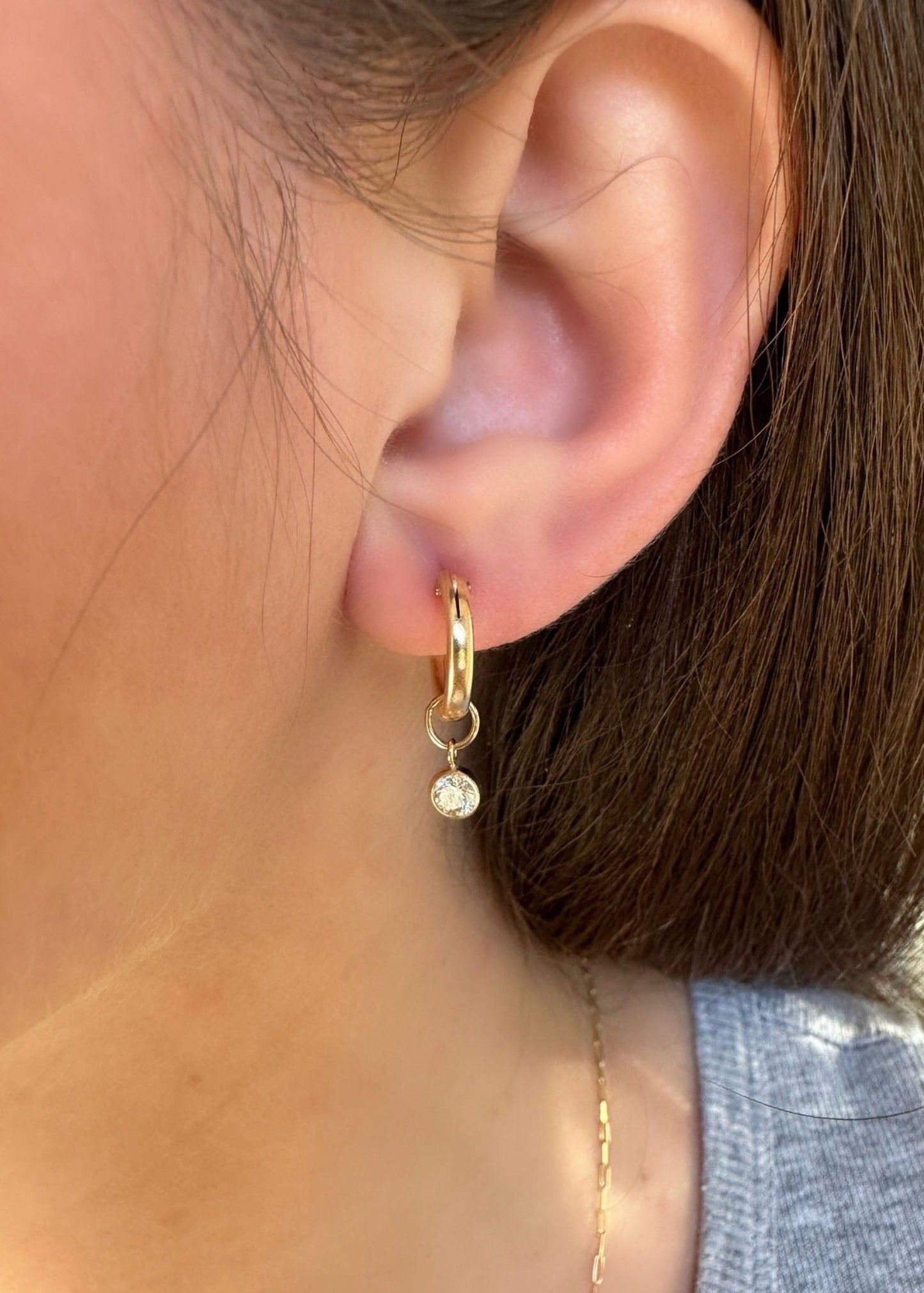 Crystal Hoop Charms