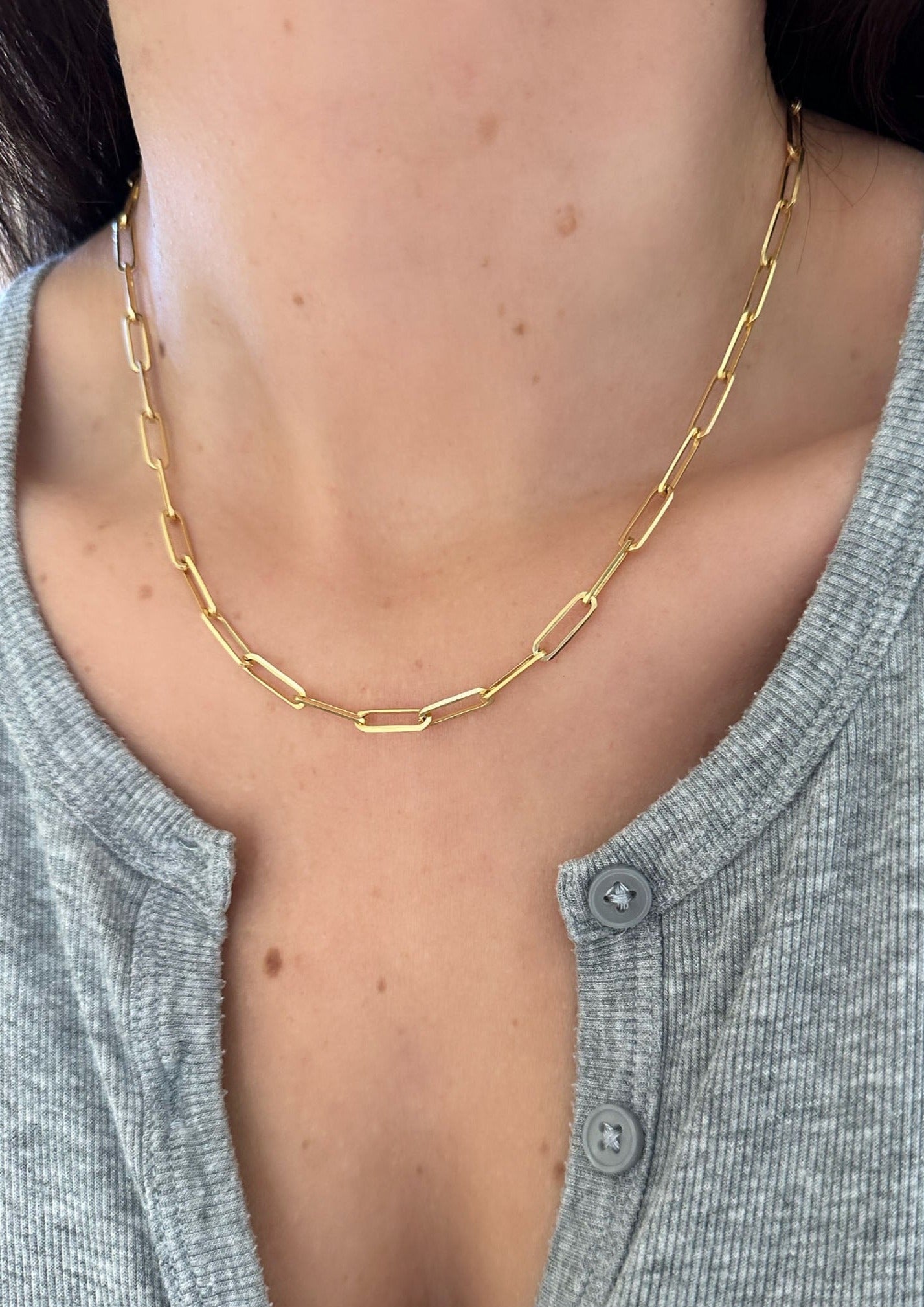 XL Paper Clip Necklace
