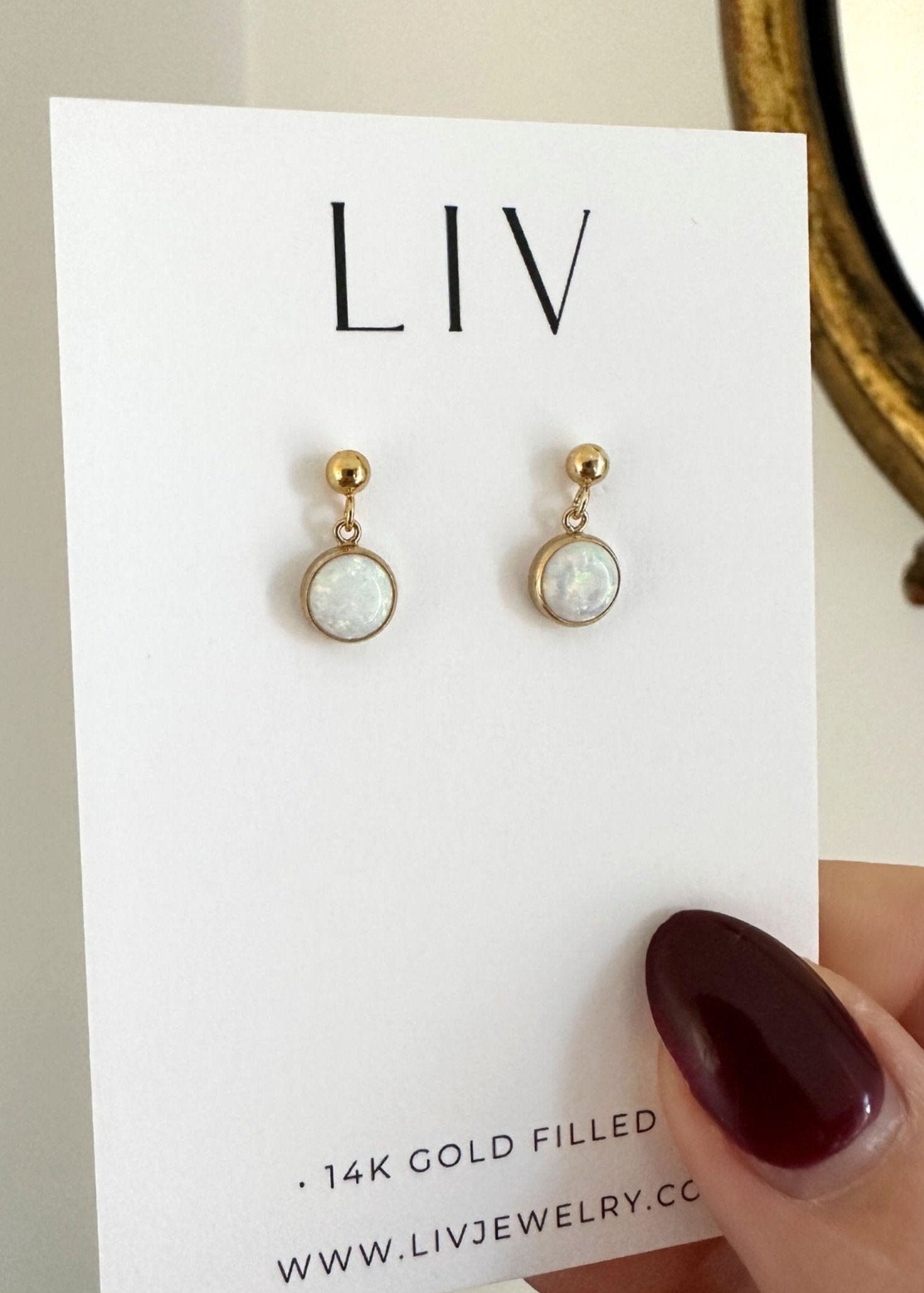 Opal Studs