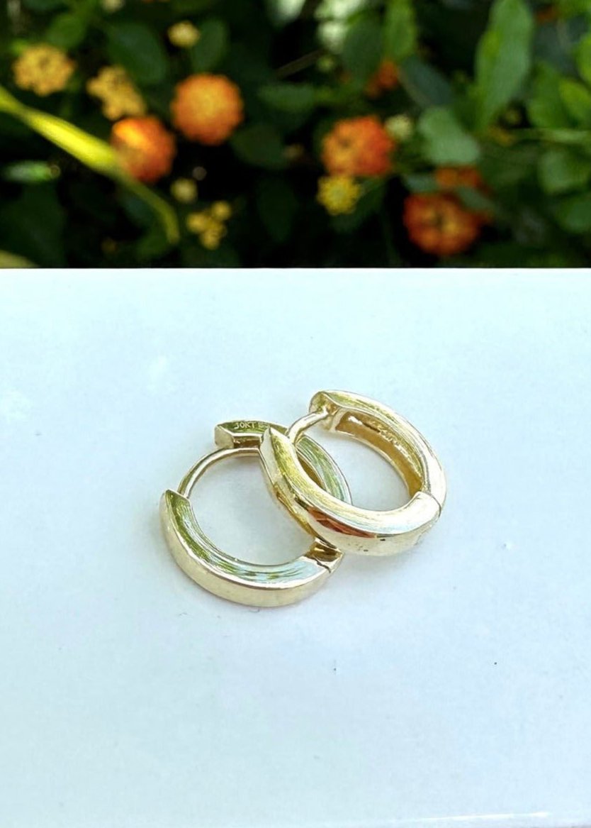 Gold Huggies (10k Solid Gold)