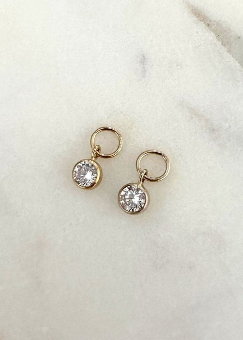 Crystal Hoop Charms