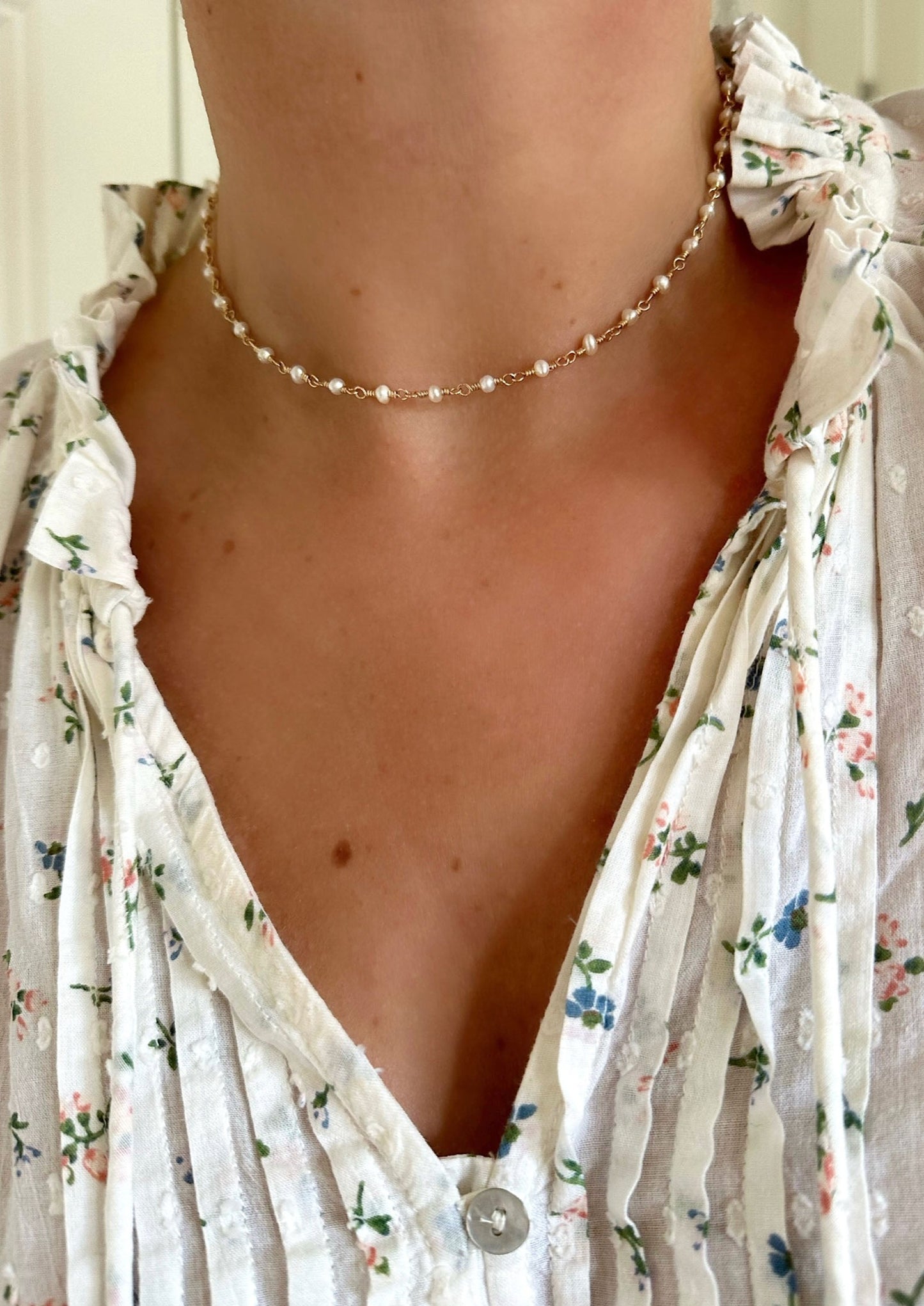 Petit collier de perles
