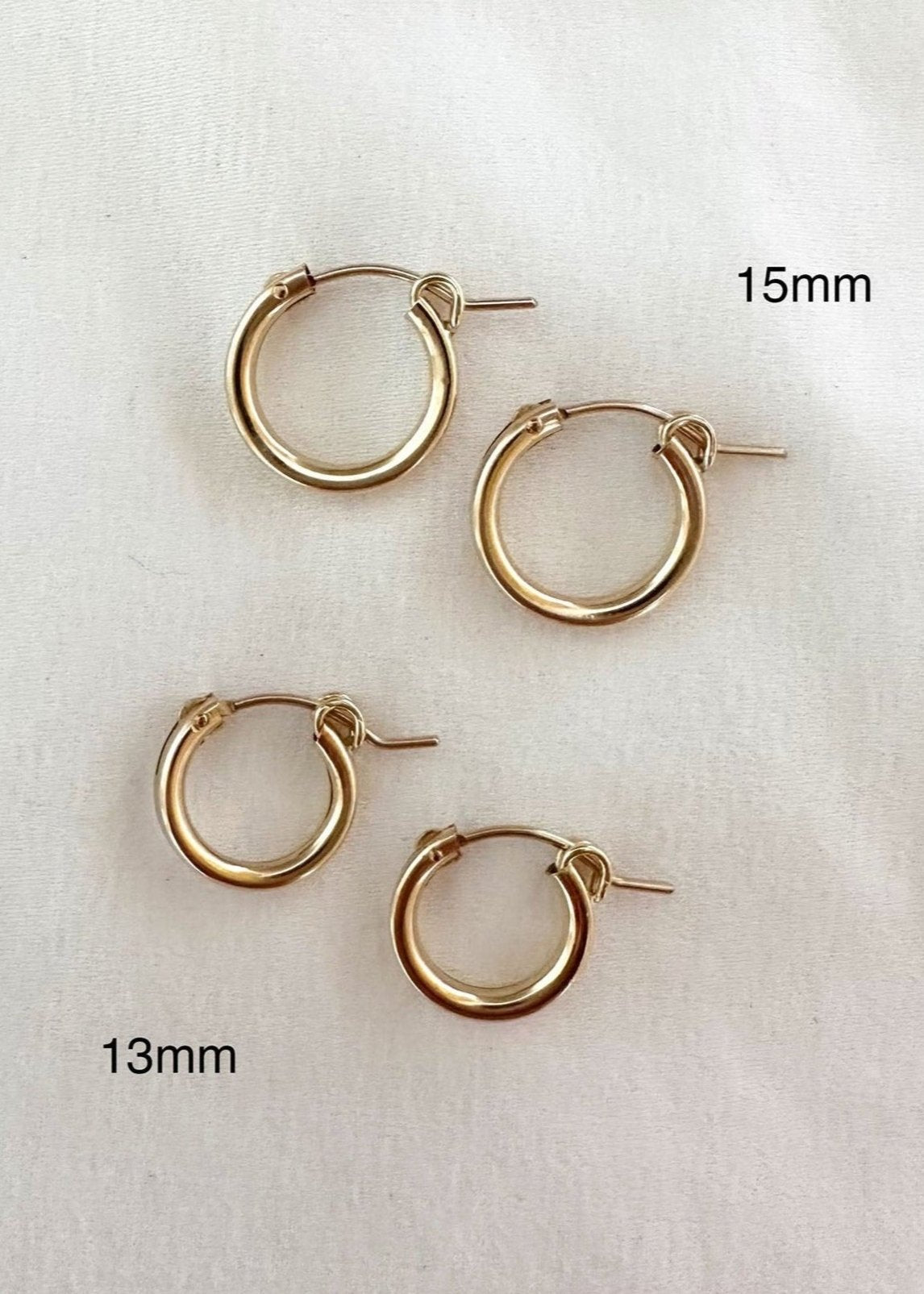 Simple Gold Hoops