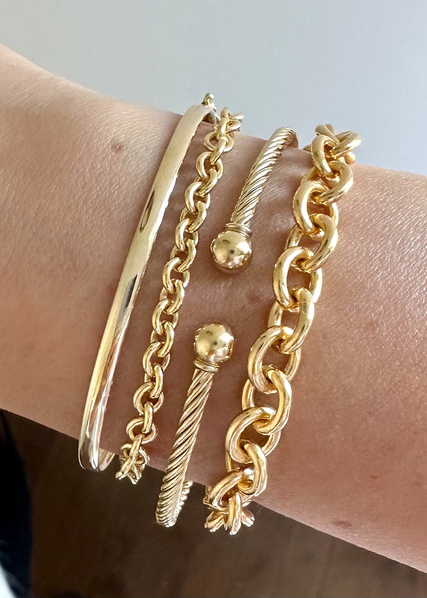 Cable Chain Bracelet - 14k Gold Filled
