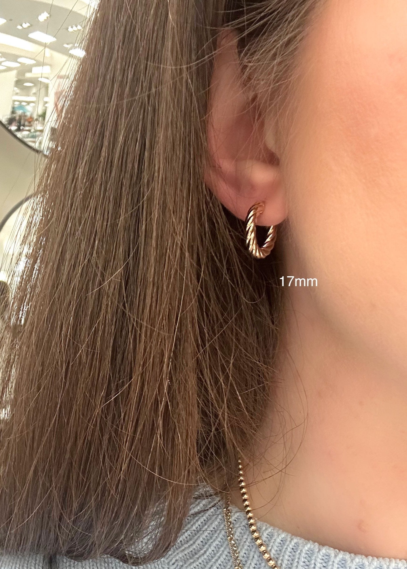 Twisted Hoops (10k Solid Gold)