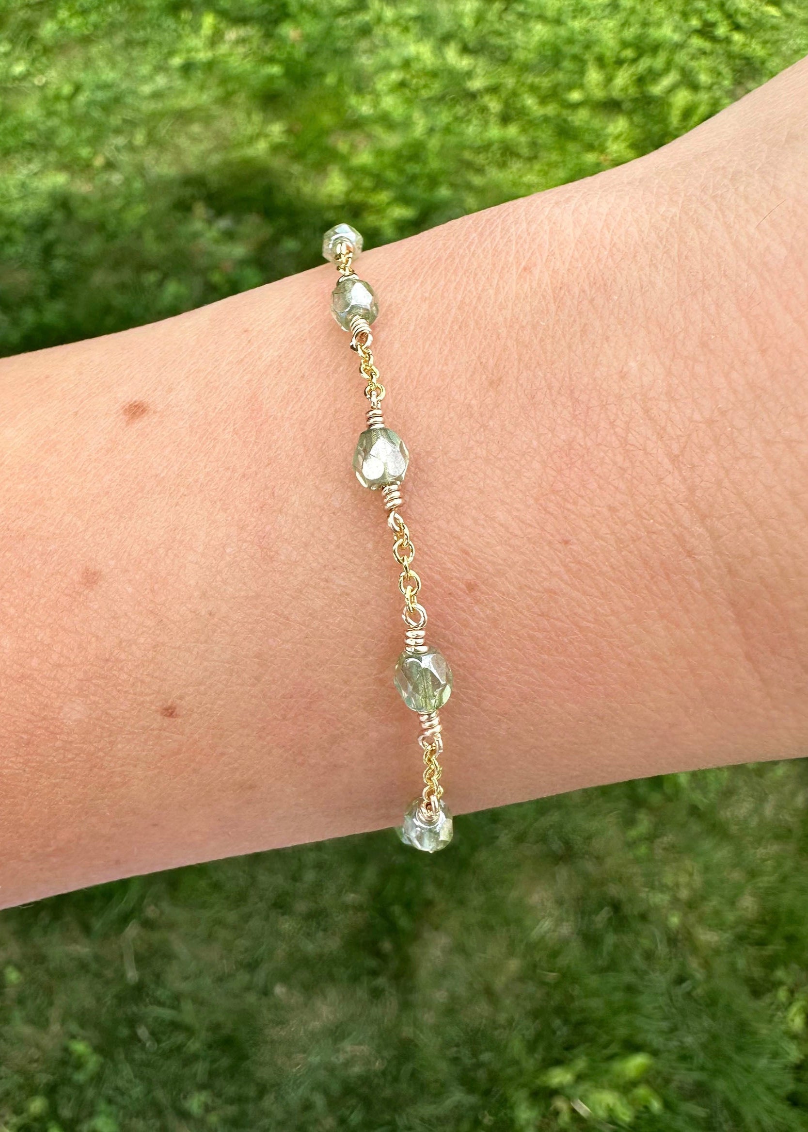 Haven Bracelet - Antique Green