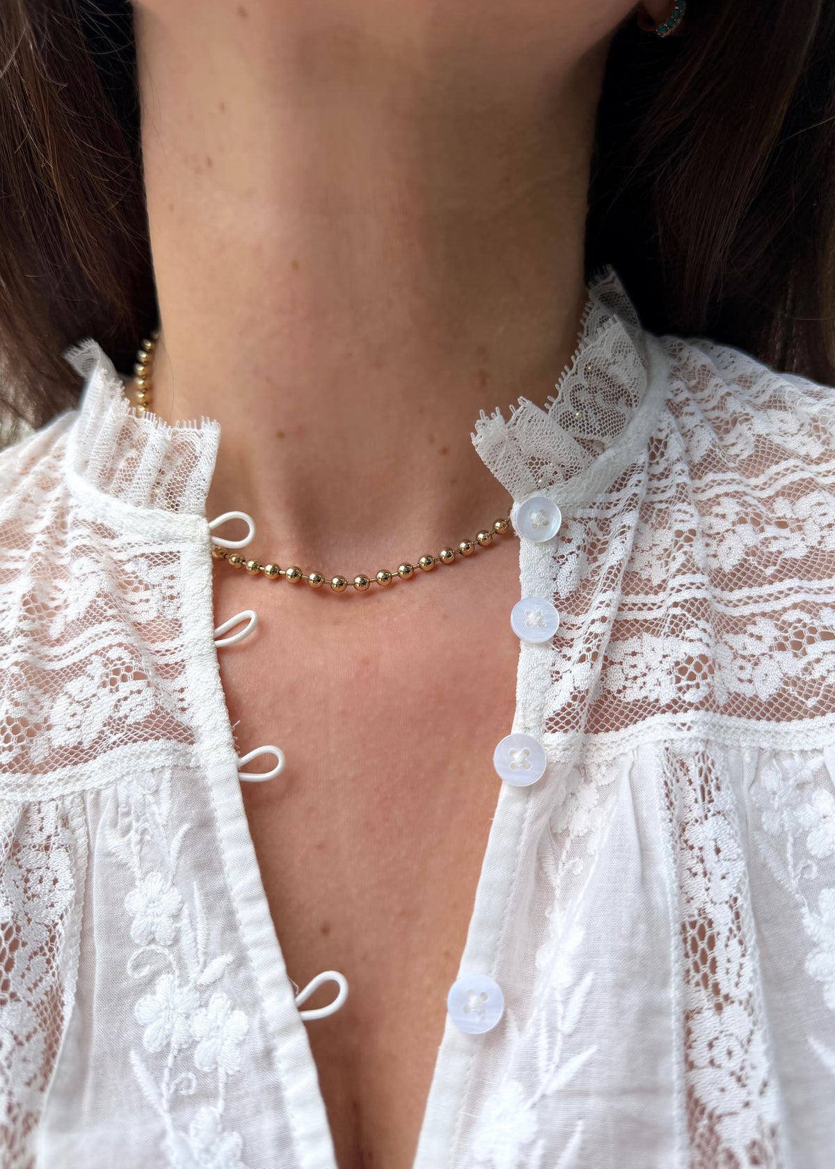 Ball Chain Necklace - 14k Gold Filled