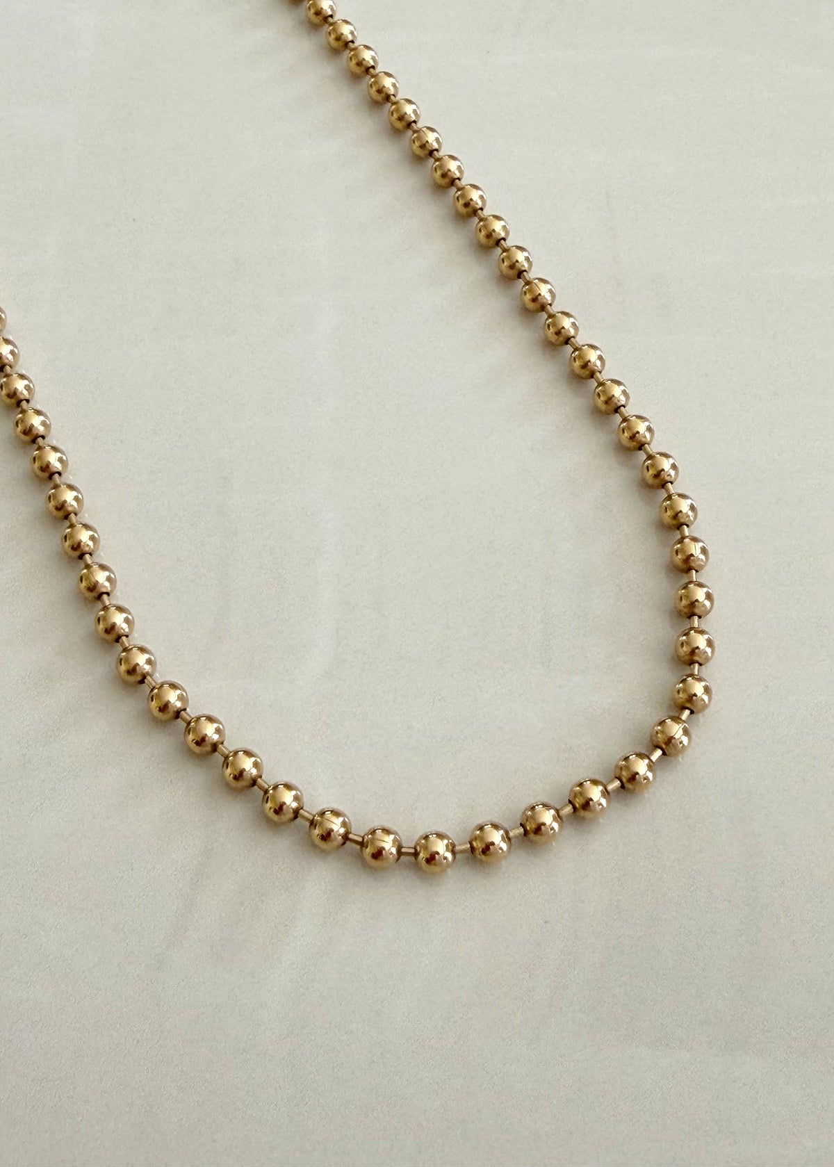 Ball Chain Necklace - 14k Gold Filled