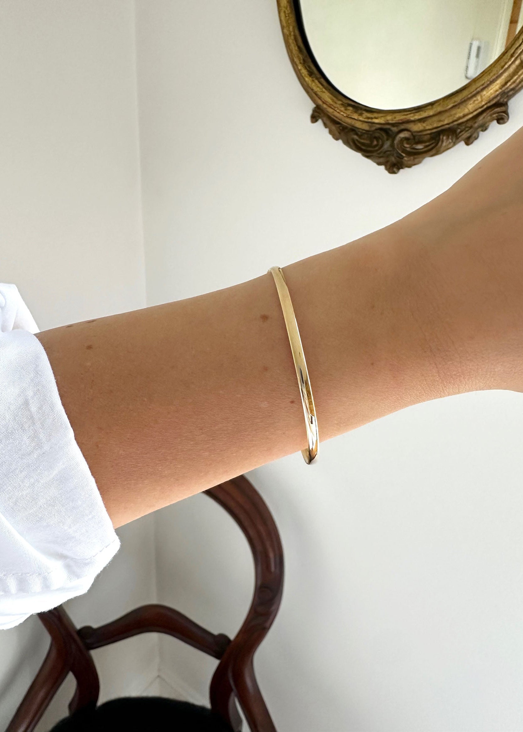 Gold Bangle - 14k Yellow Gold