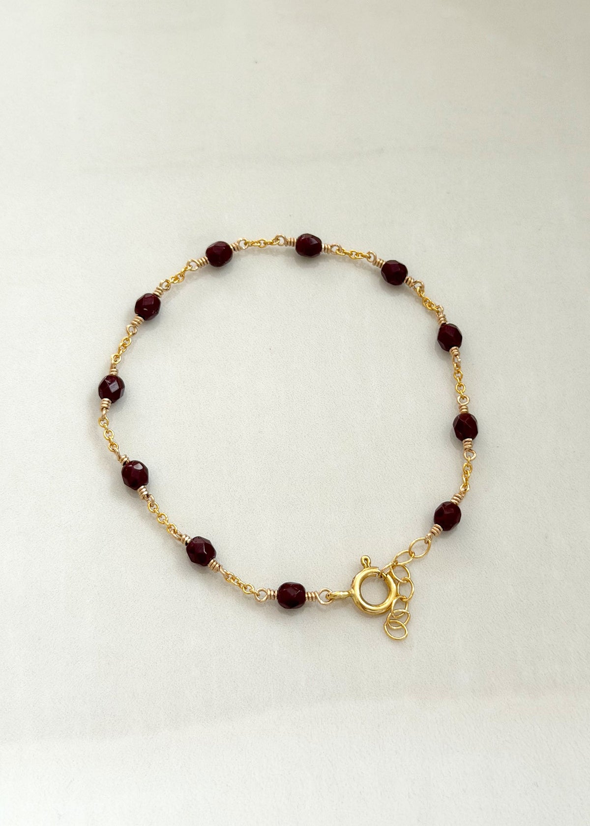 Haven Bracelet - Dark Red Brown