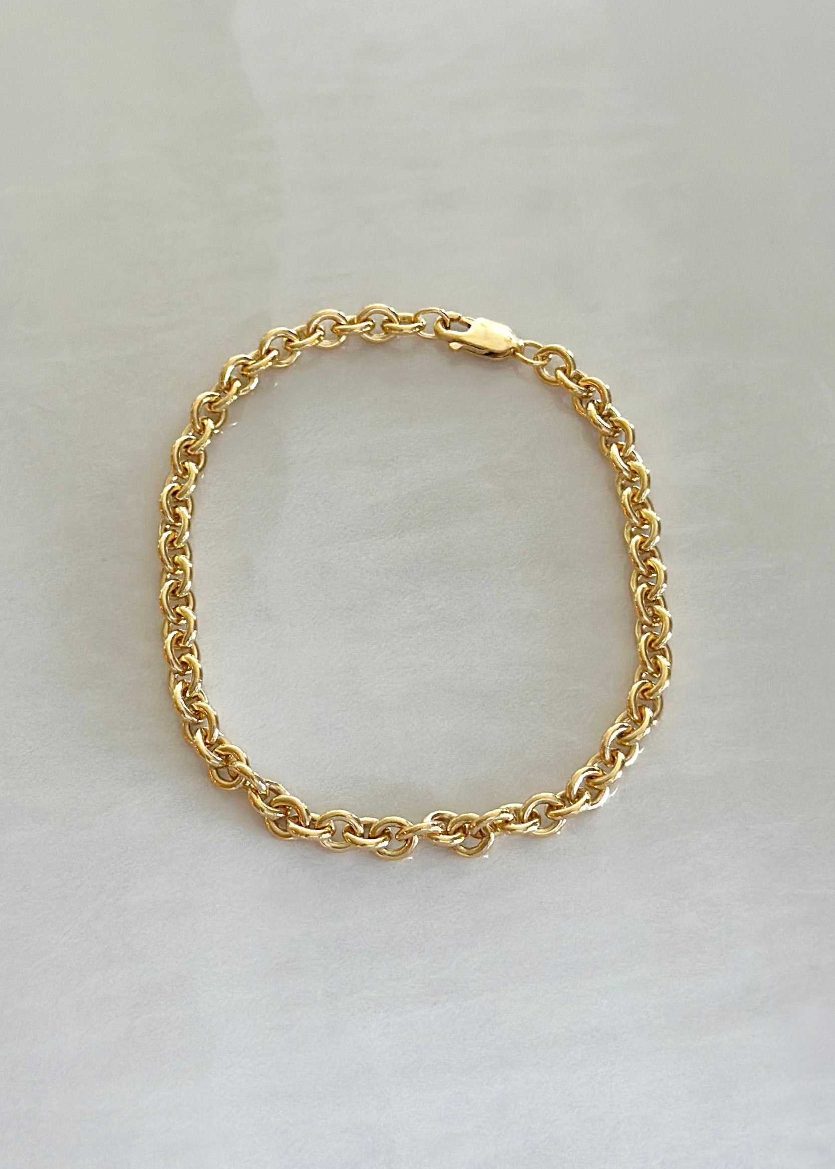 Cable Chain Bracelet - 14k Gold Filled