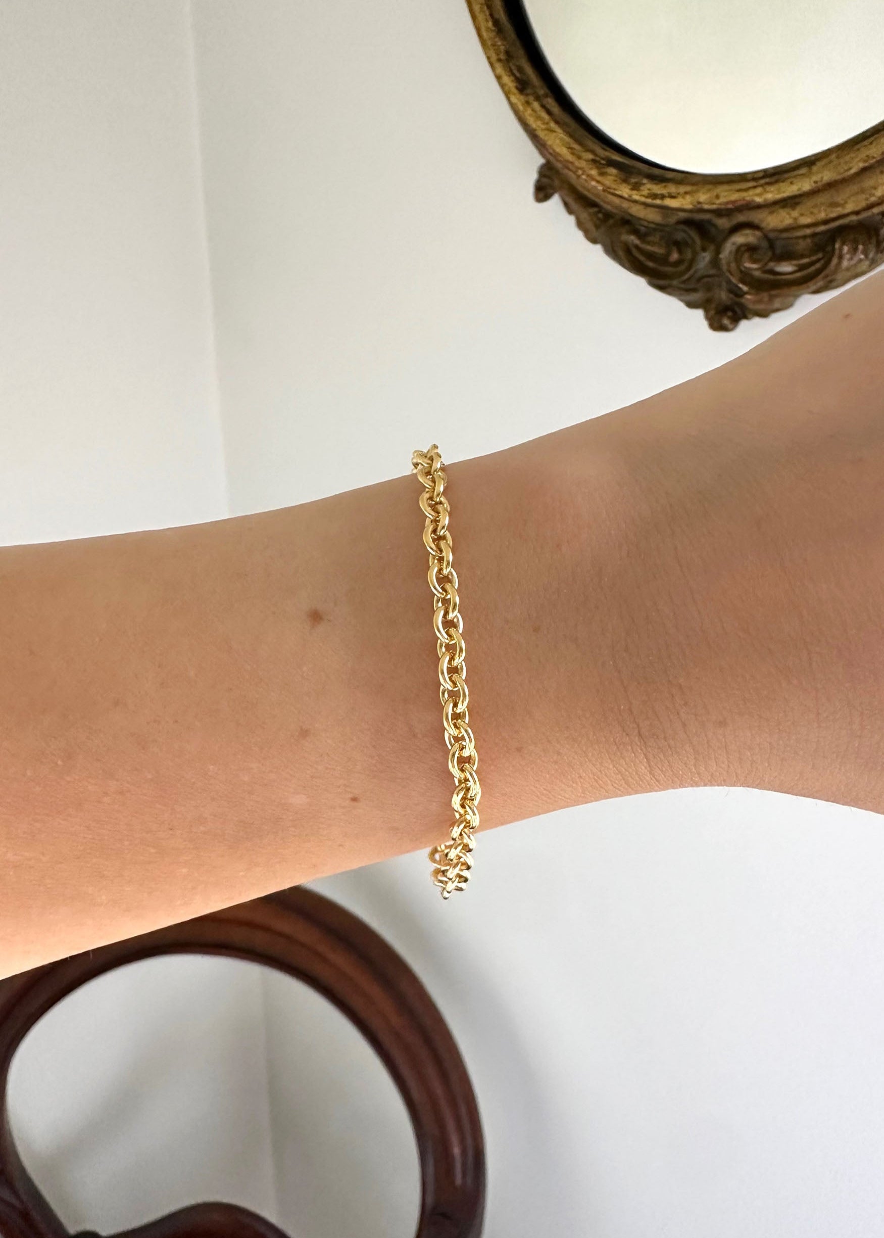 Cable Chain Bracelet - 14k Gold Filled