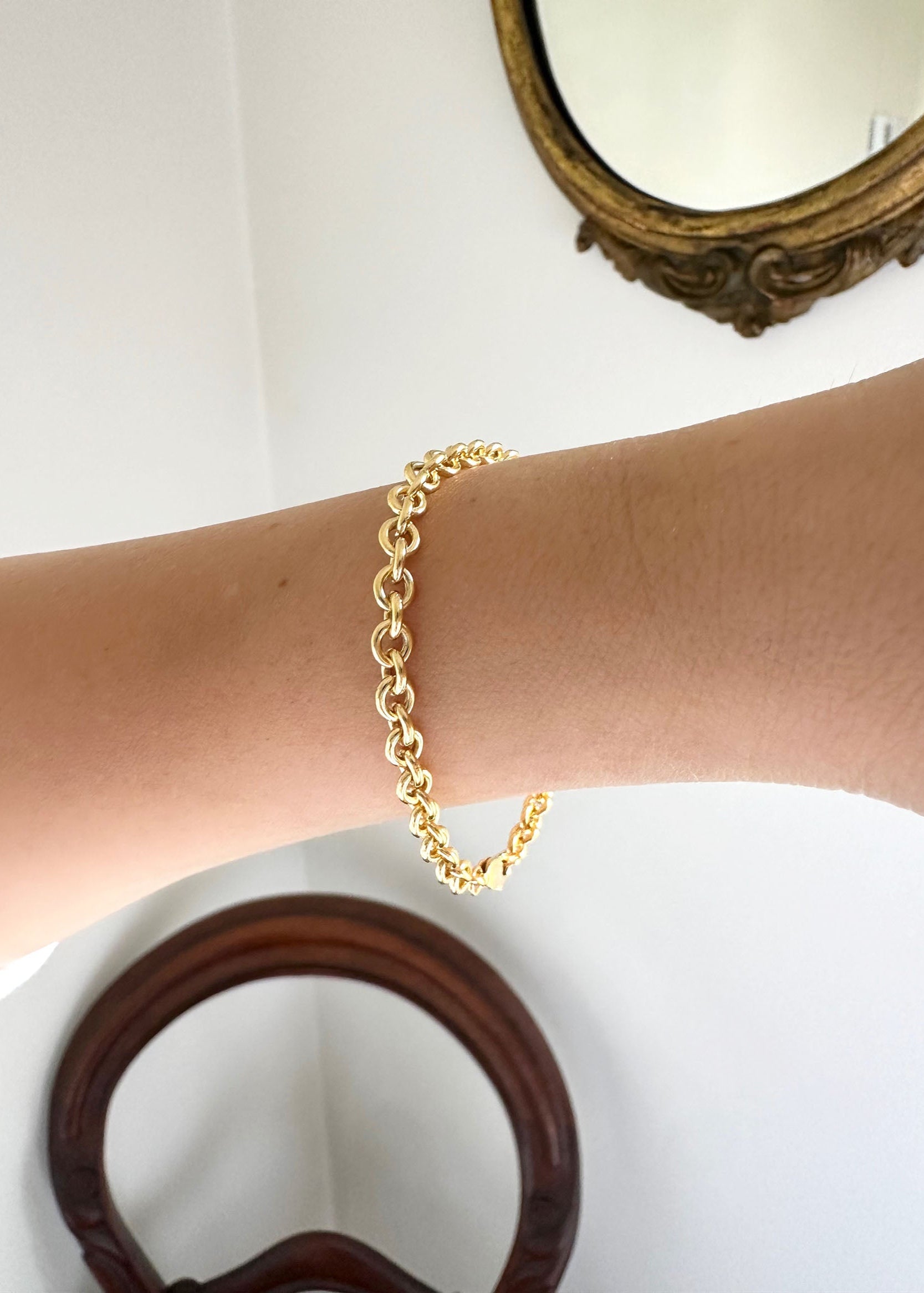 Cable Chain Bracelet - 14k Gold Filled
