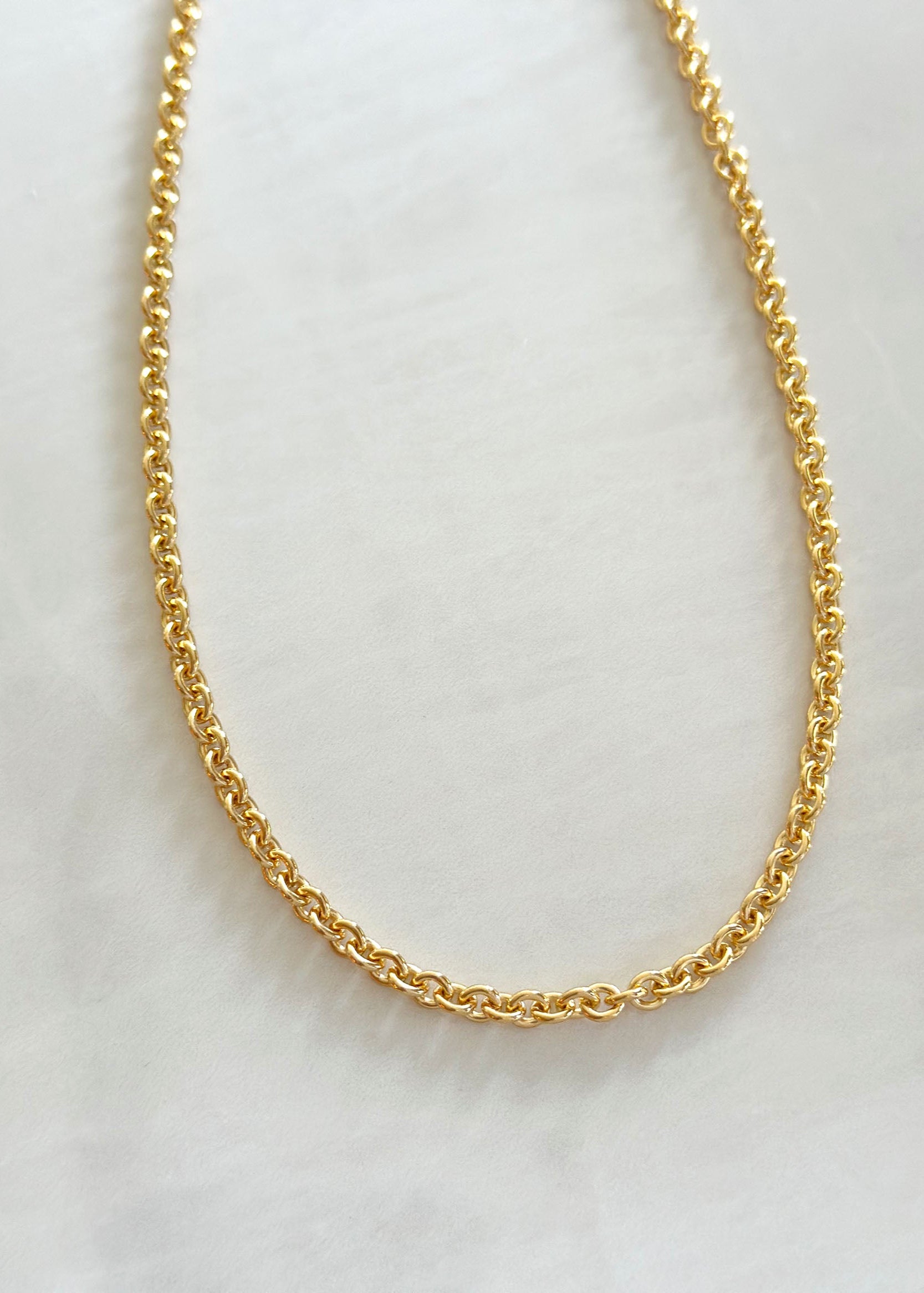 Cable Chain Necklace - 14k Gold Filled
