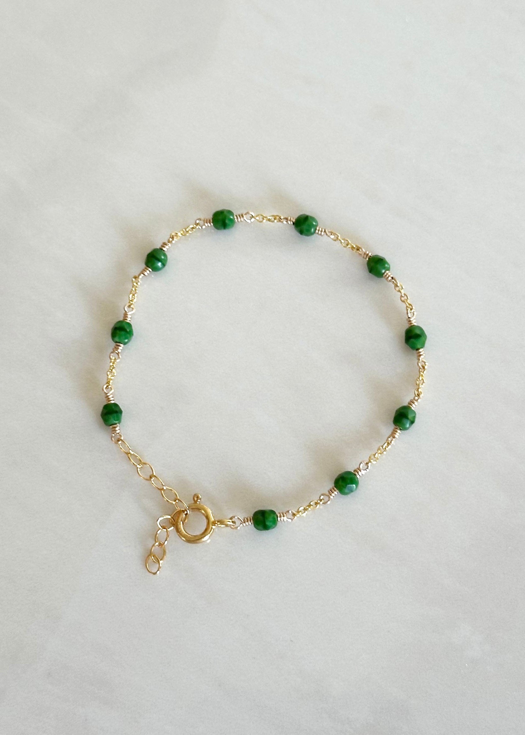 Haven Bracelet - Malachite Green
