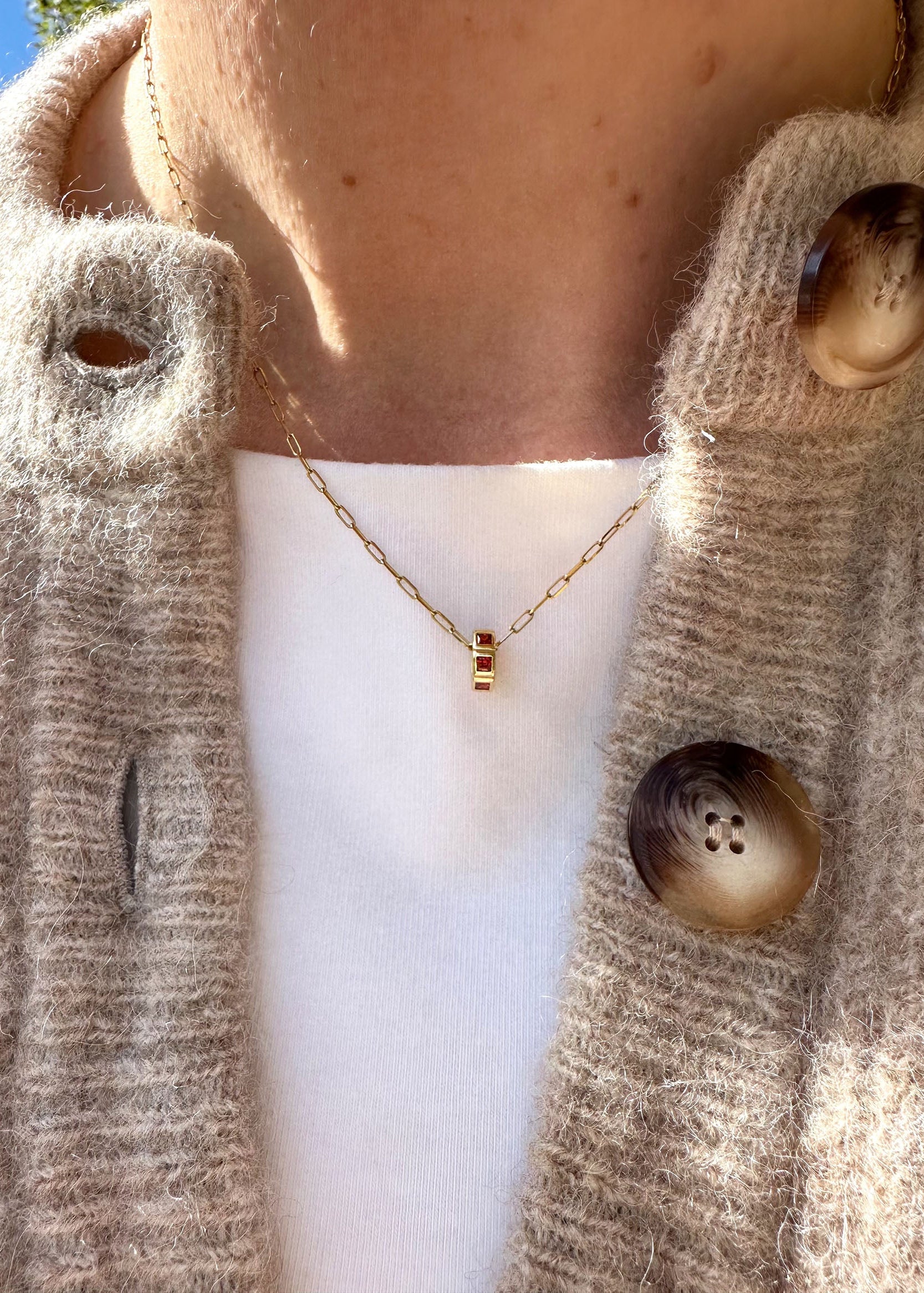 Birthstone Spacer Charms