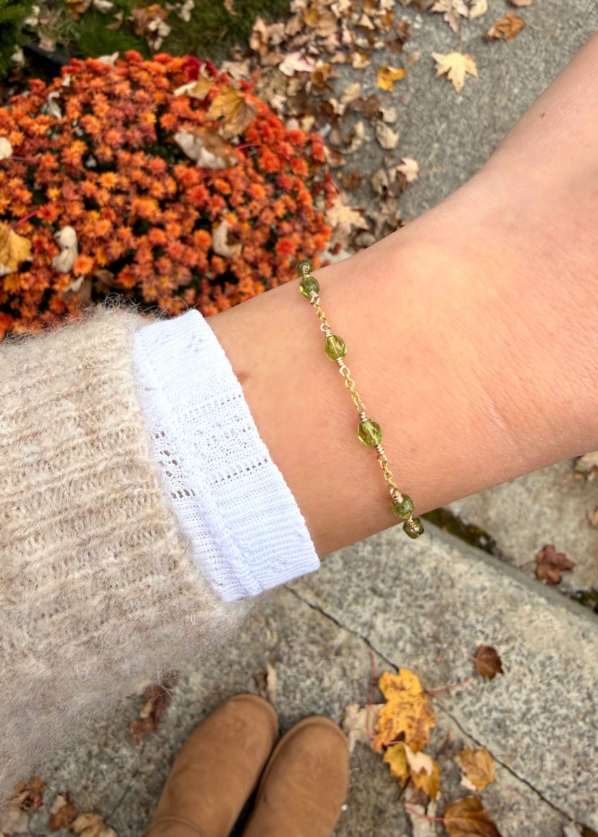 Haven Bracelet - Olivine