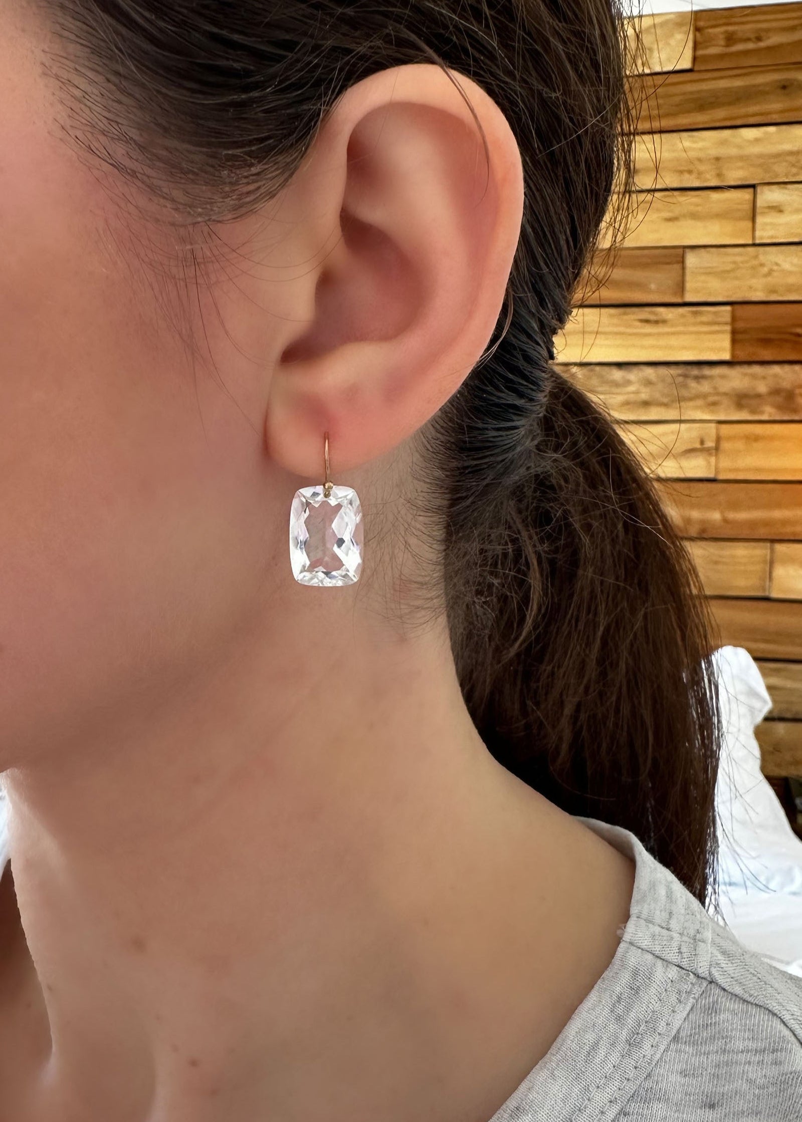 Cushion Cut Earrings