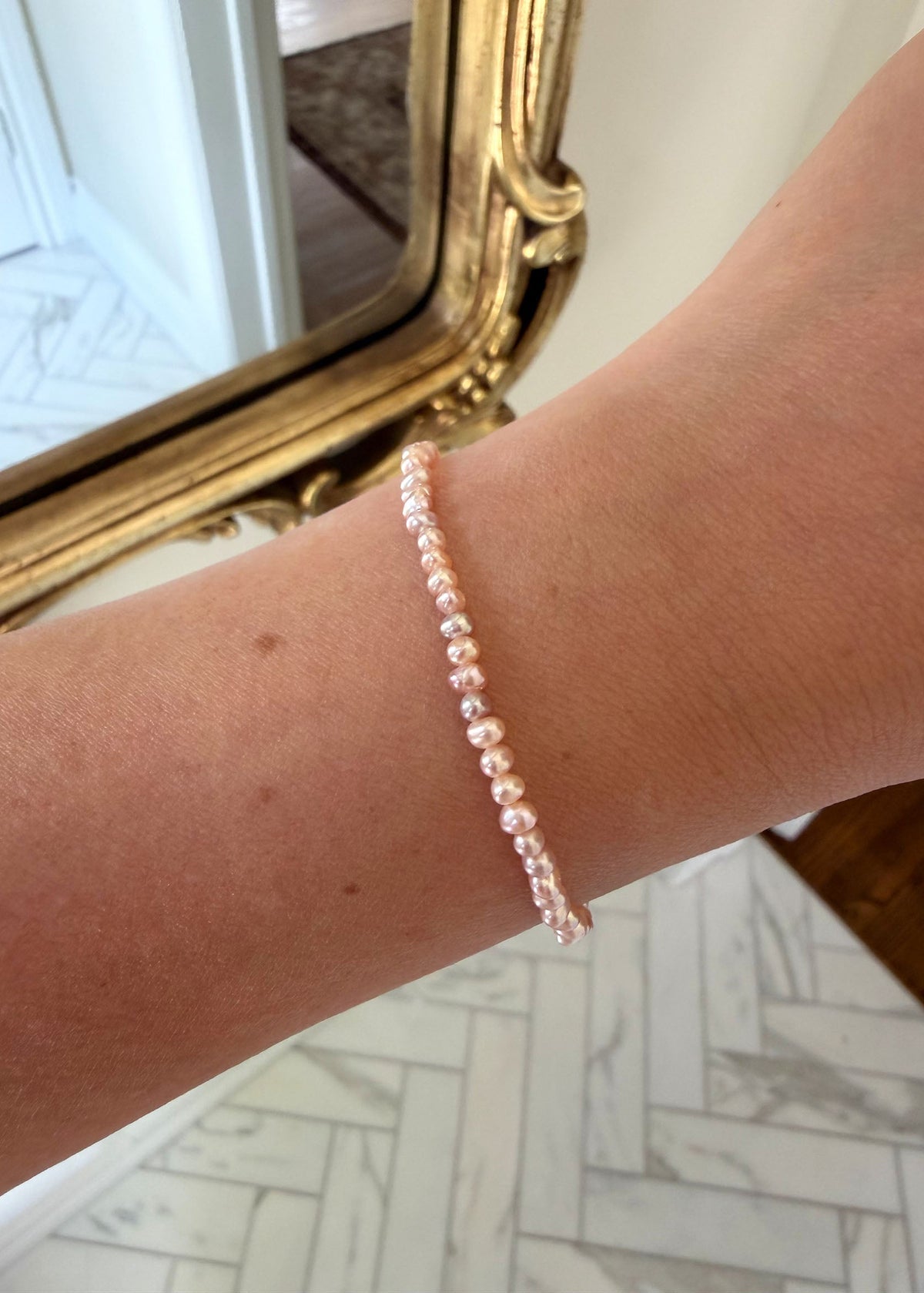 Rose Pearl Bracelet