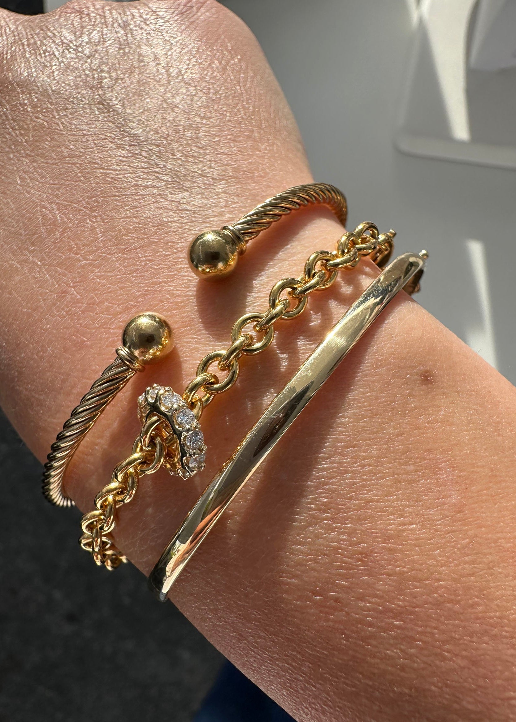 Cable Chain Bracelet - 14k Gold Filled