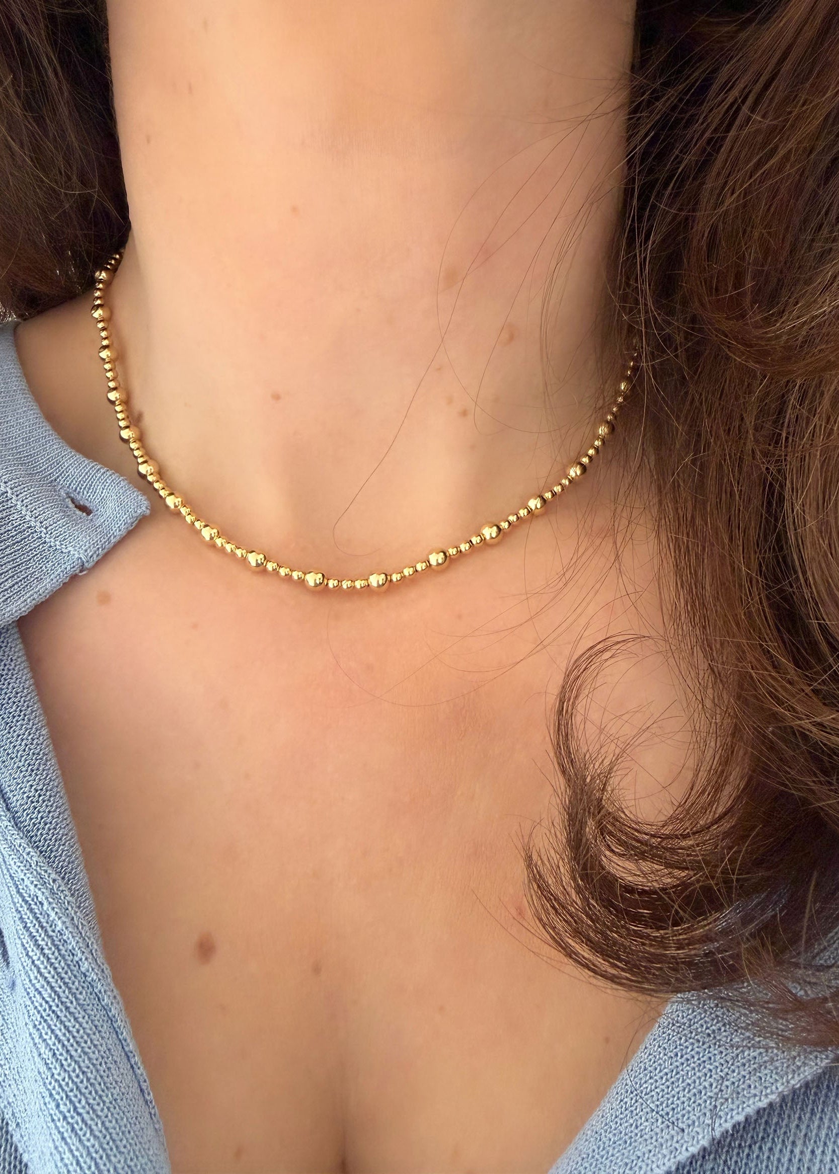 Willow Necklace (Thick) - 14k Gold Filled