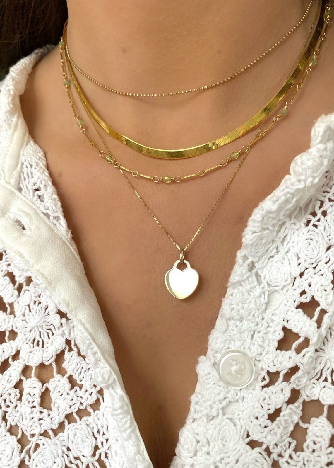 Tiffany Heart Pendant (10k Solid Gold)