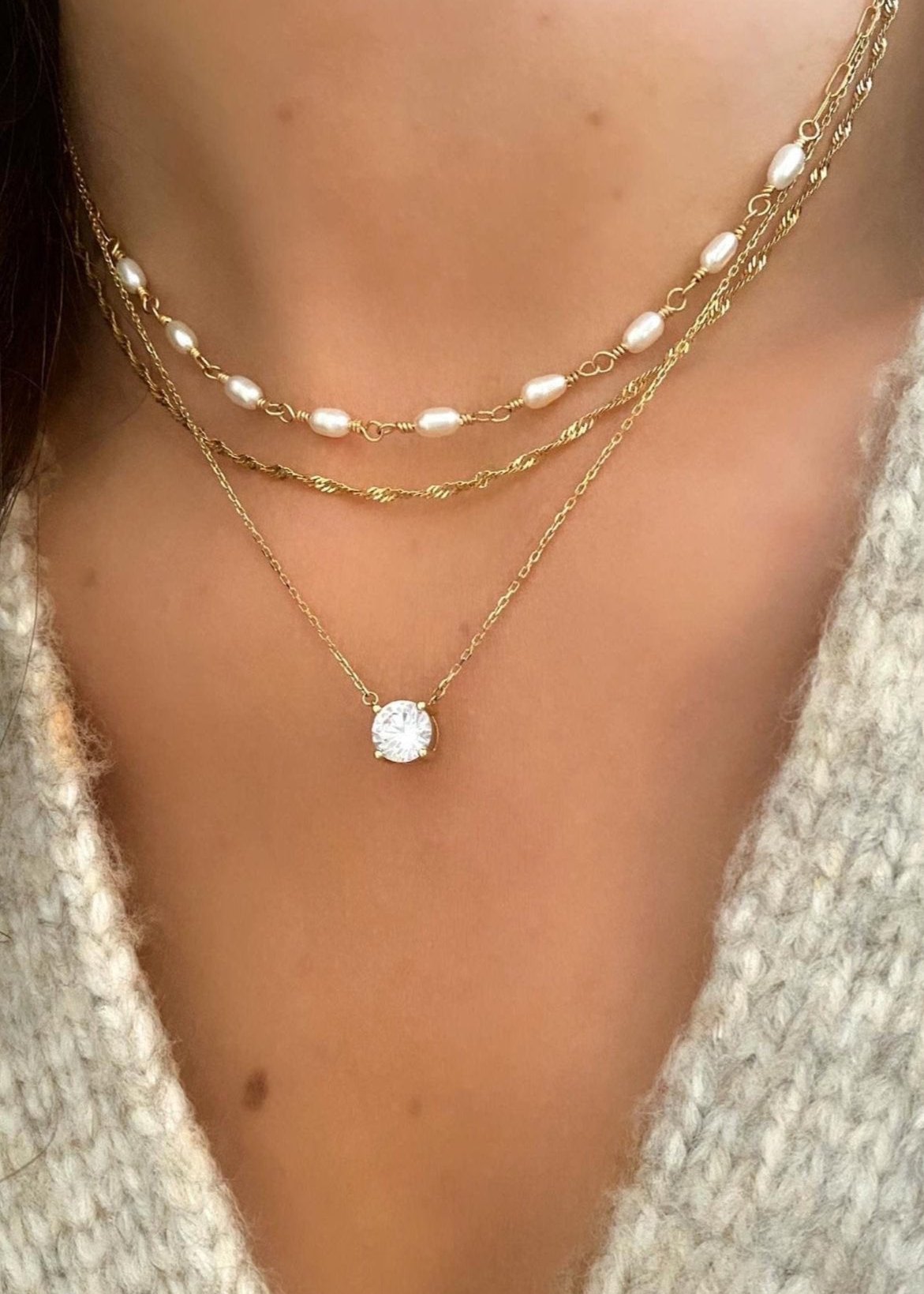 Crystal Pendant Necklace